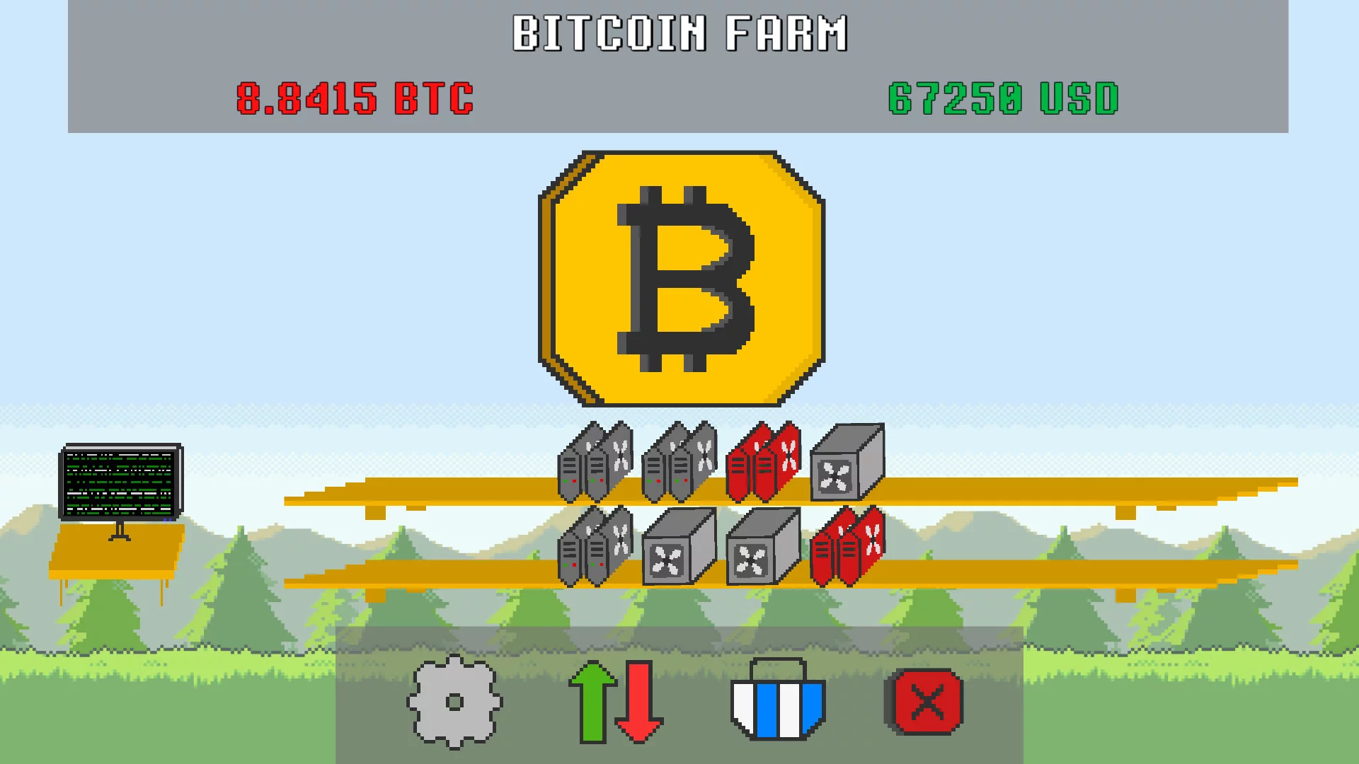 Изображение игры: Bitcoin Farm
