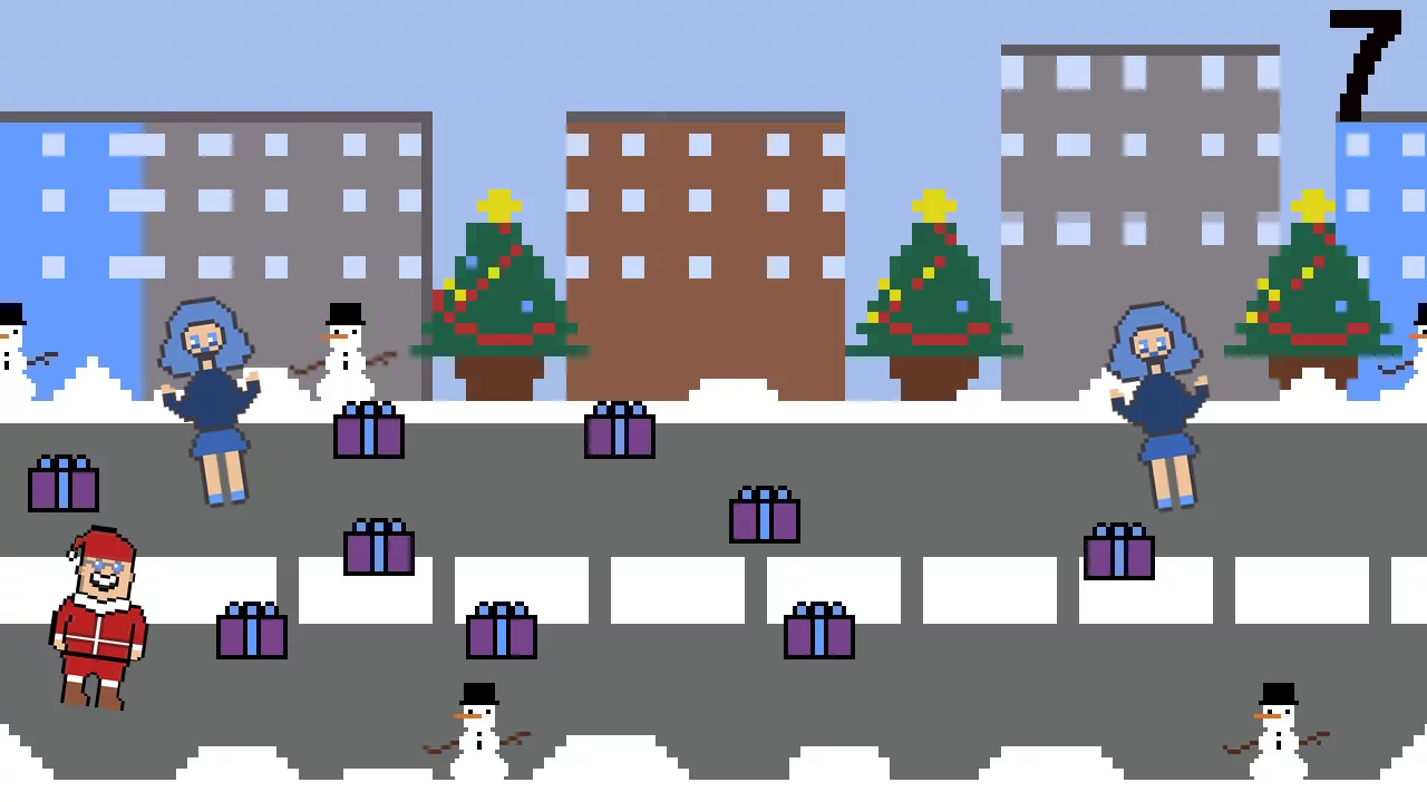 Изображение игры: Santa Run