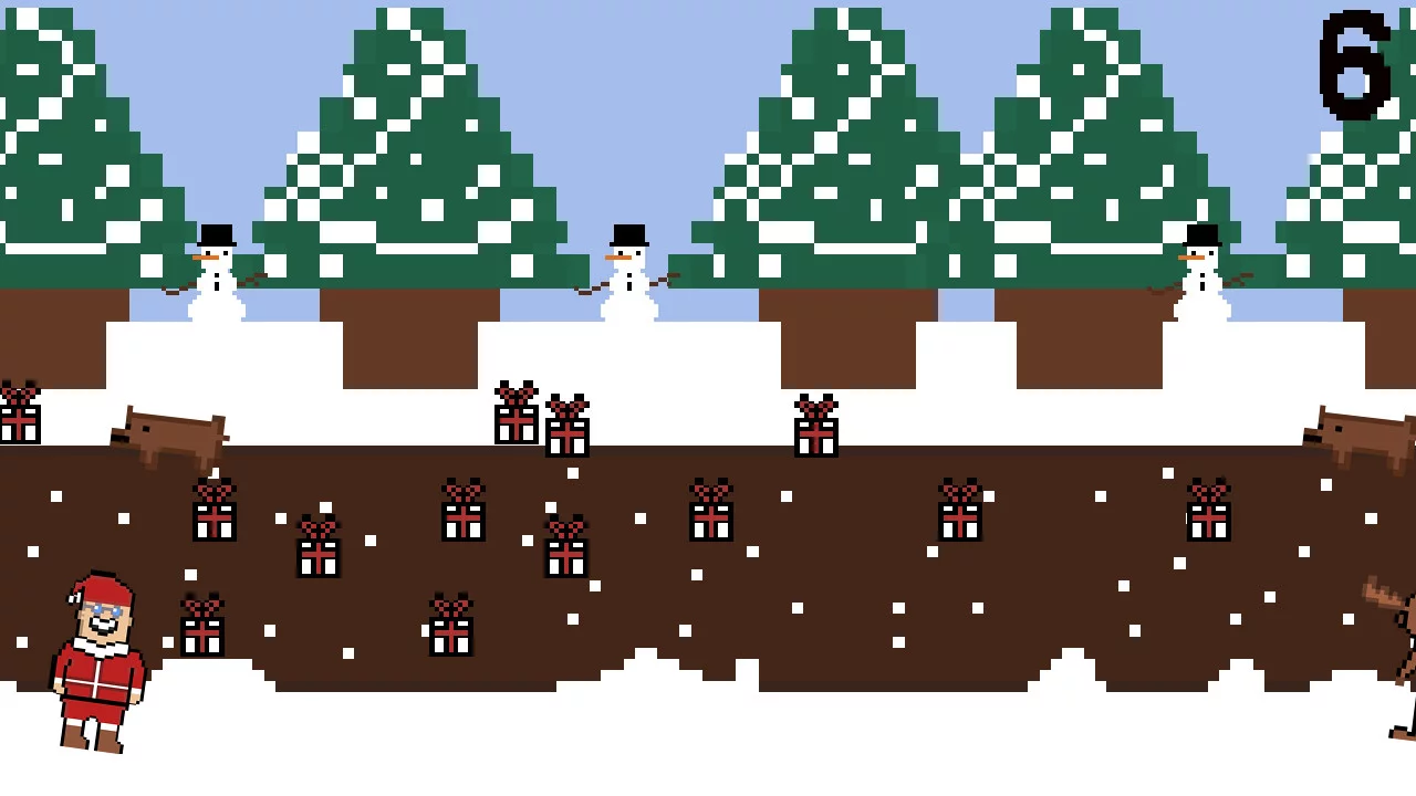 Изображение игры: Santa Run