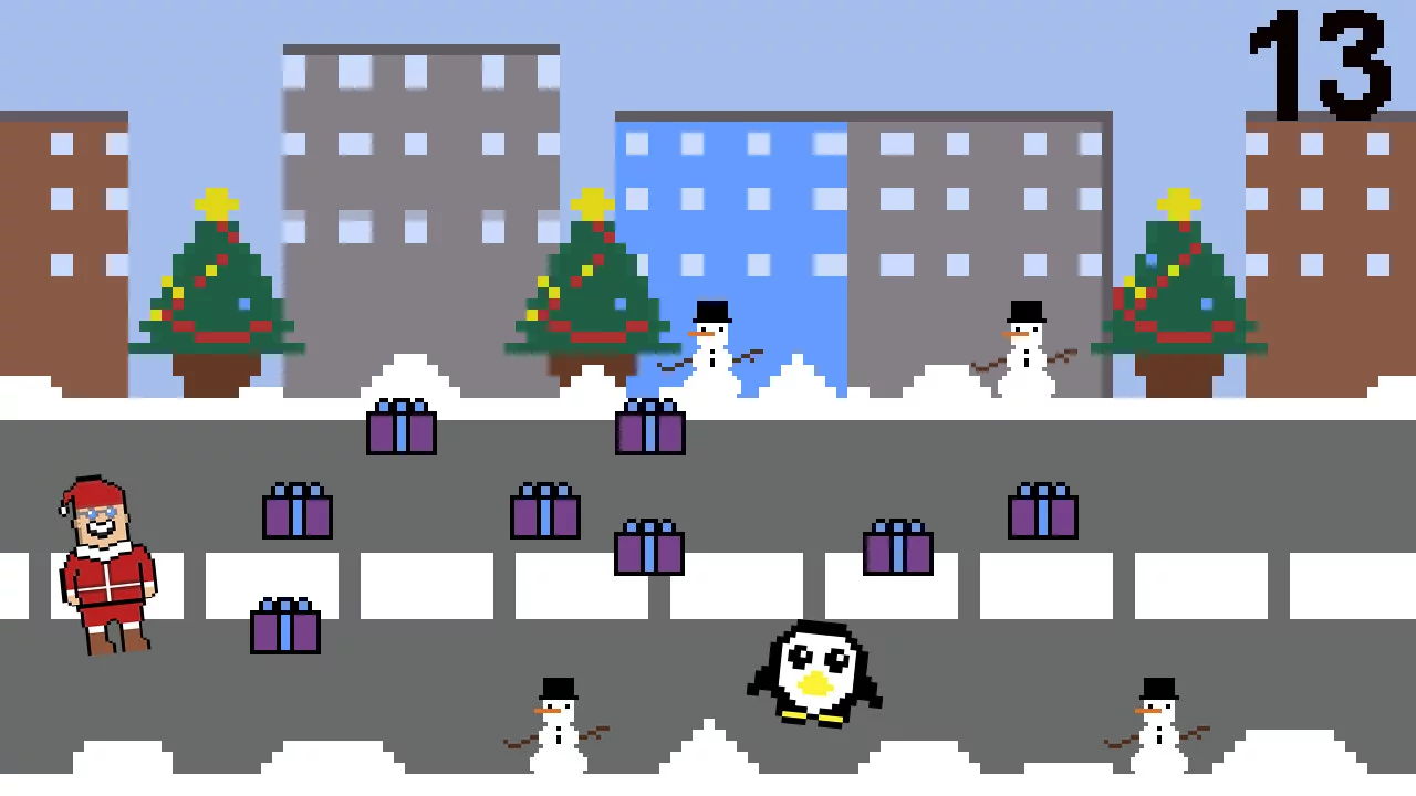 Изображение игры: Santa Run