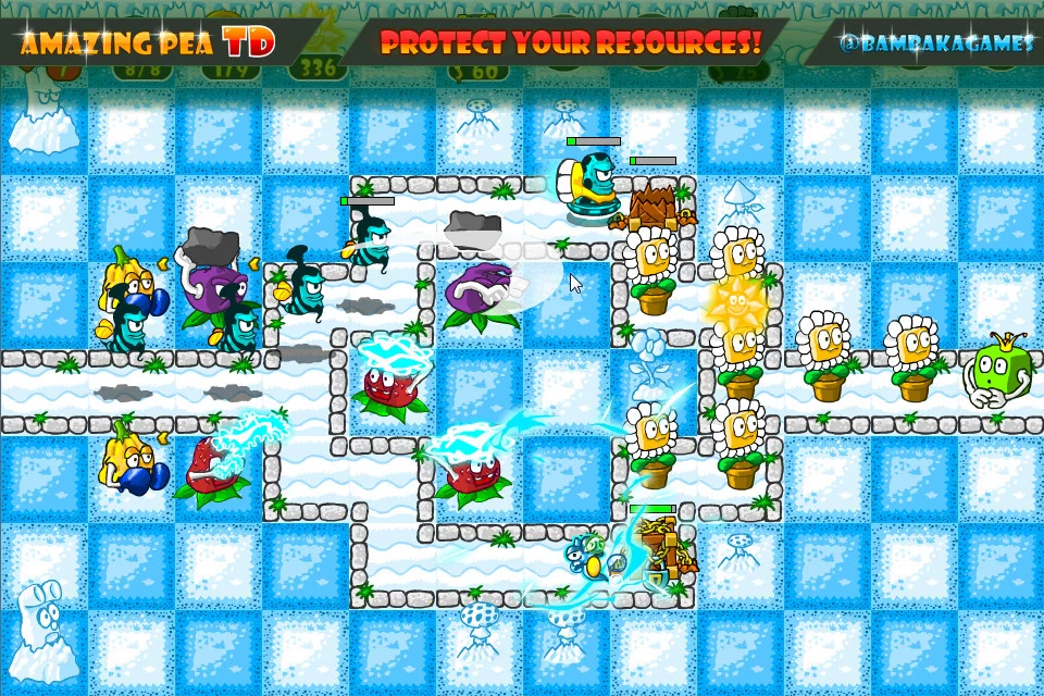 Изображение игры: Amazing Pea TD
