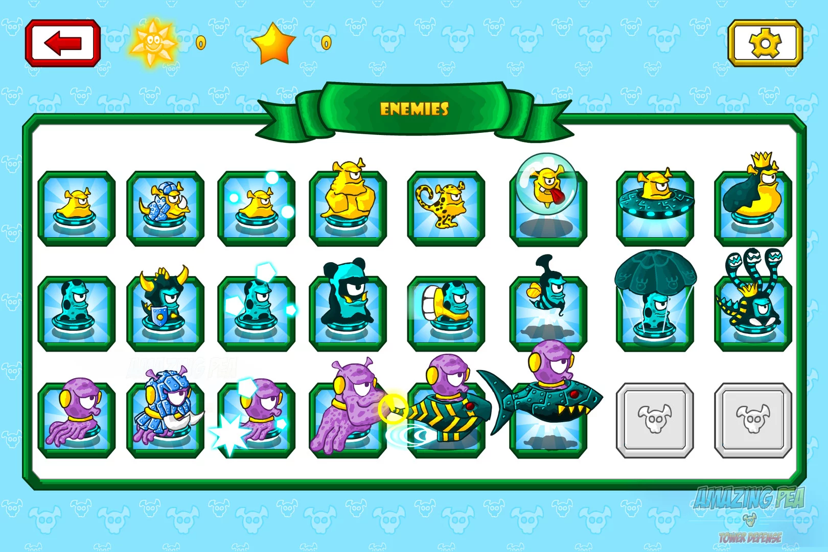 Изображение игры: Amazing Pea TD