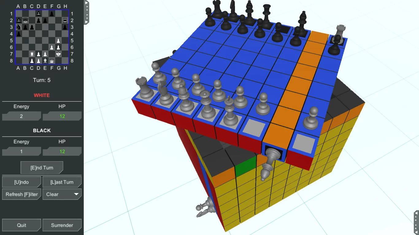 Изображение игры: Chess Cubed