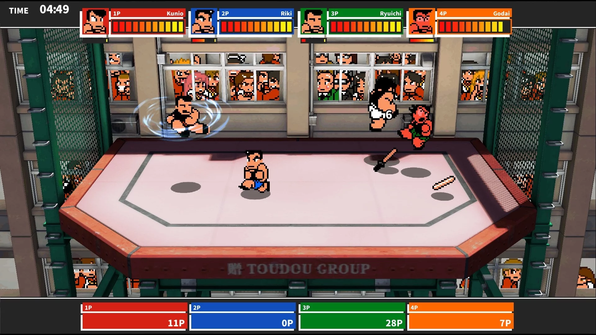 Изображение игры: River City Melee Mach!!