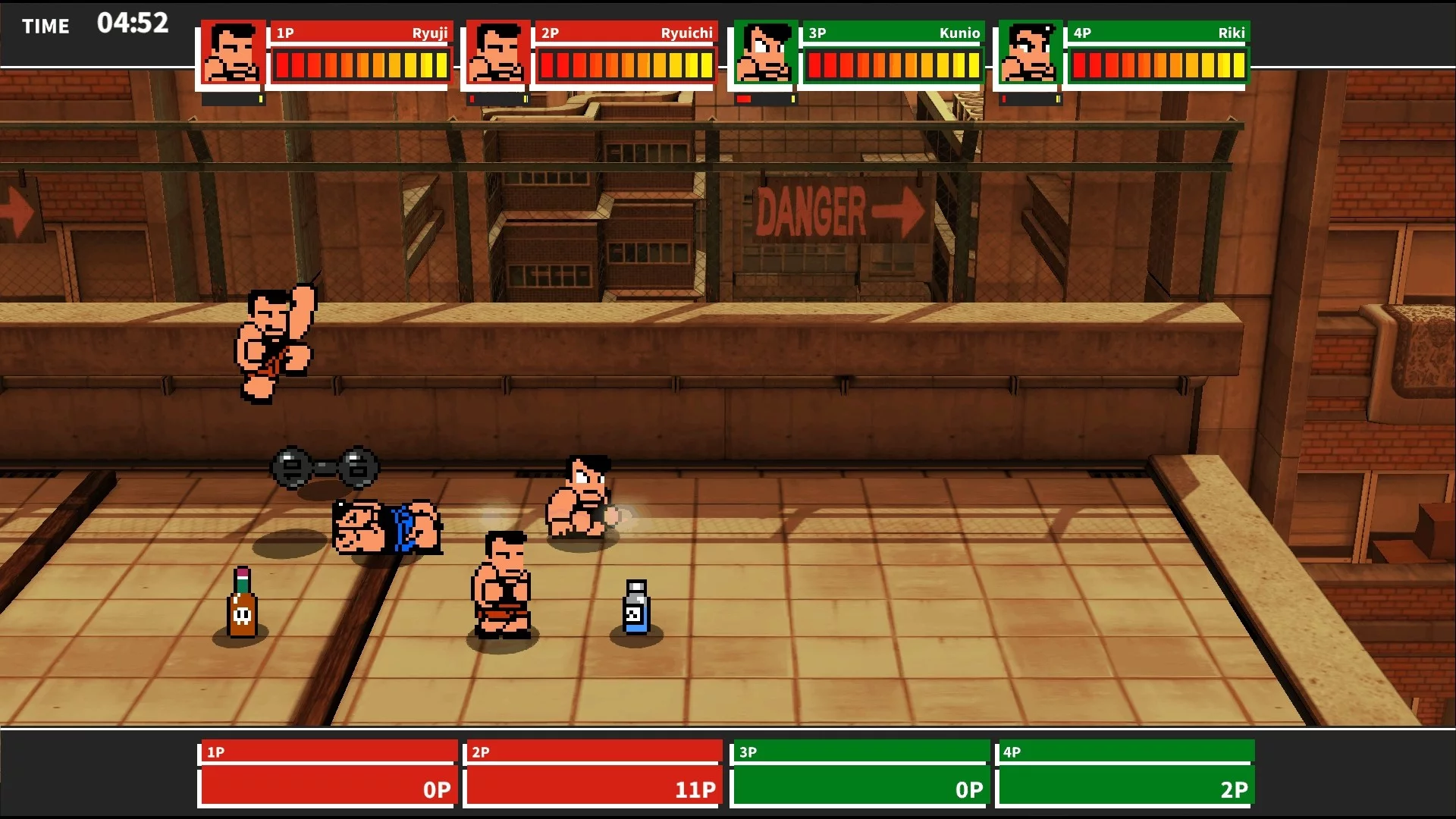 Изображение игры: River City Melee Mach!!