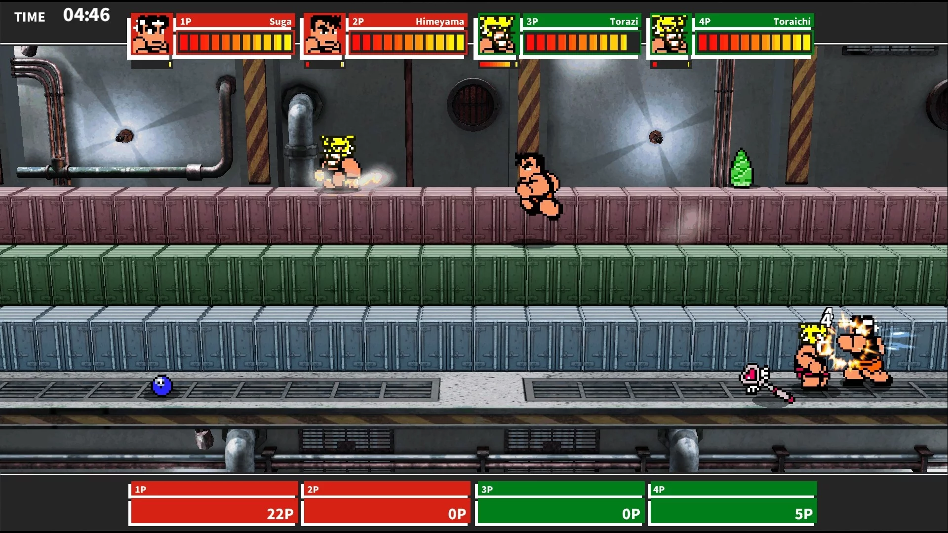 Изображение игры: River City Melee Mach!!