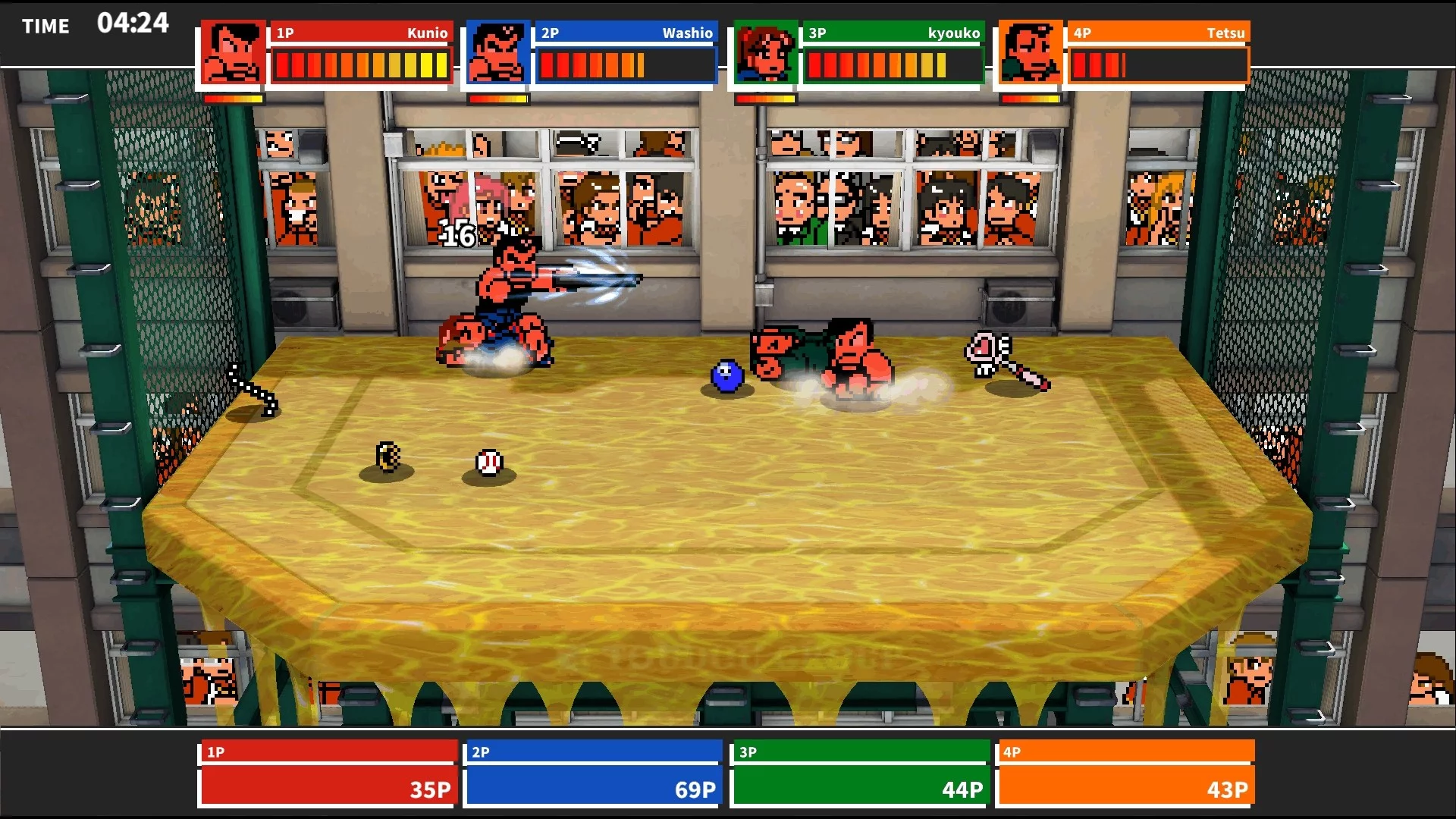Изображение игры: River City Melee Mach!!