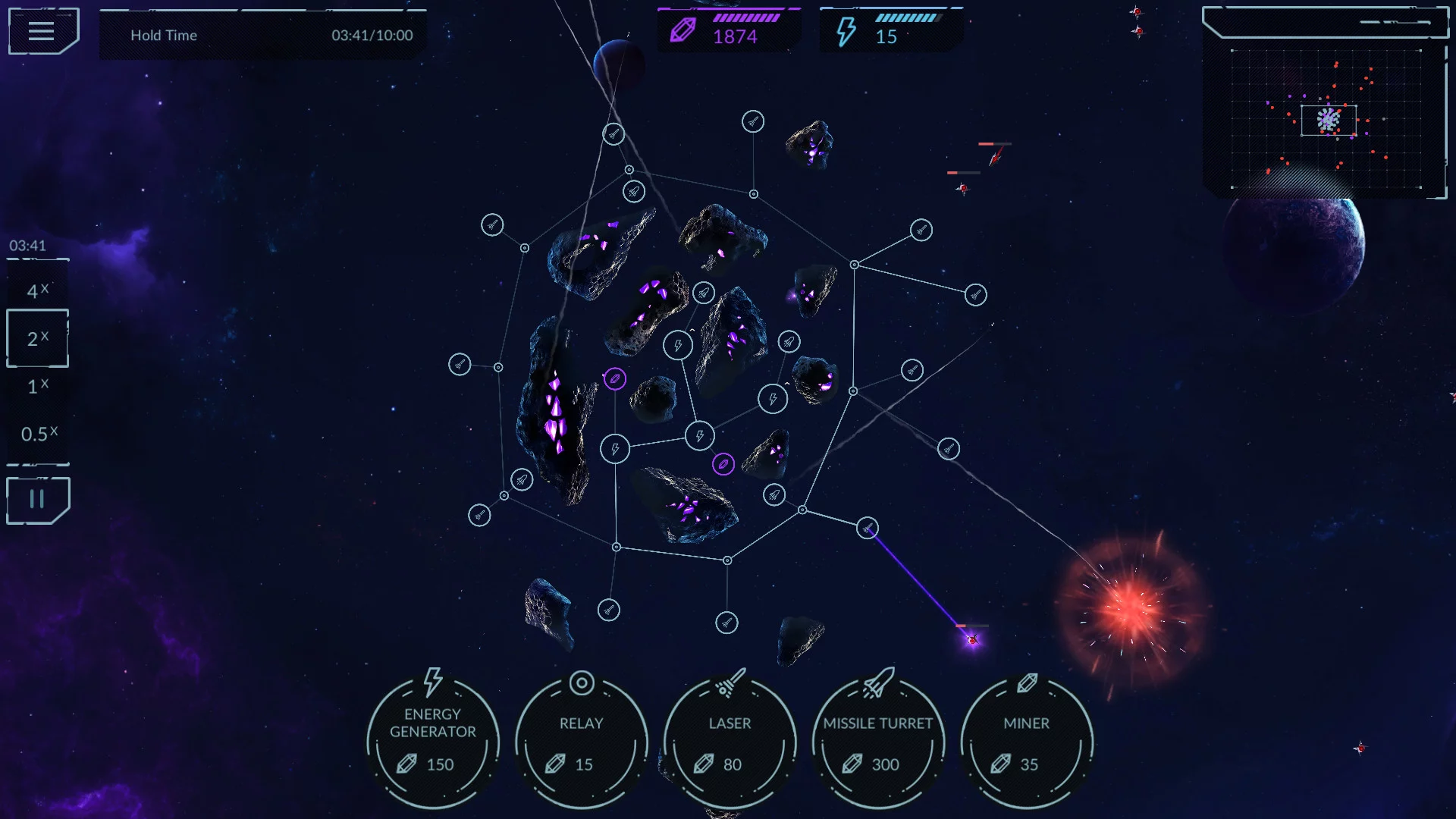 Изображение игры: Phantom Signal — Sci-Fi Strategy Game