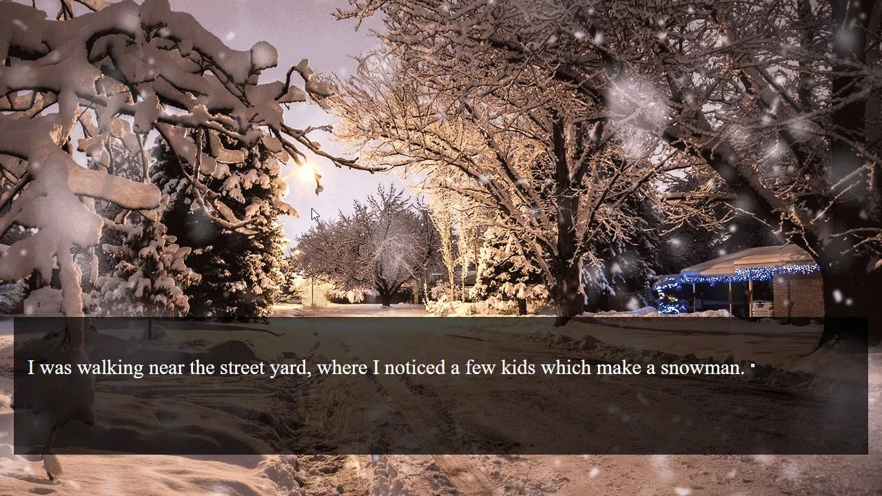 Изображение игры: Christmas Tale - Visual Novel