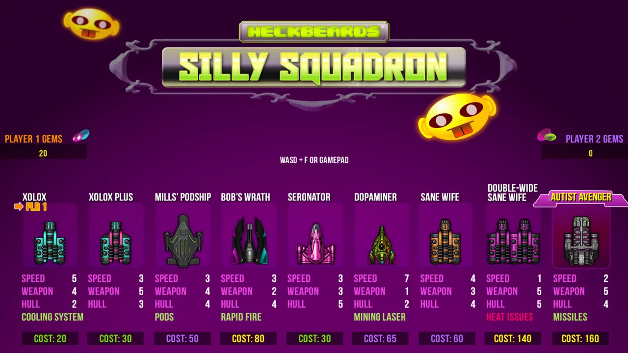 Изображение игры: Neckbeards: Silly Squadron