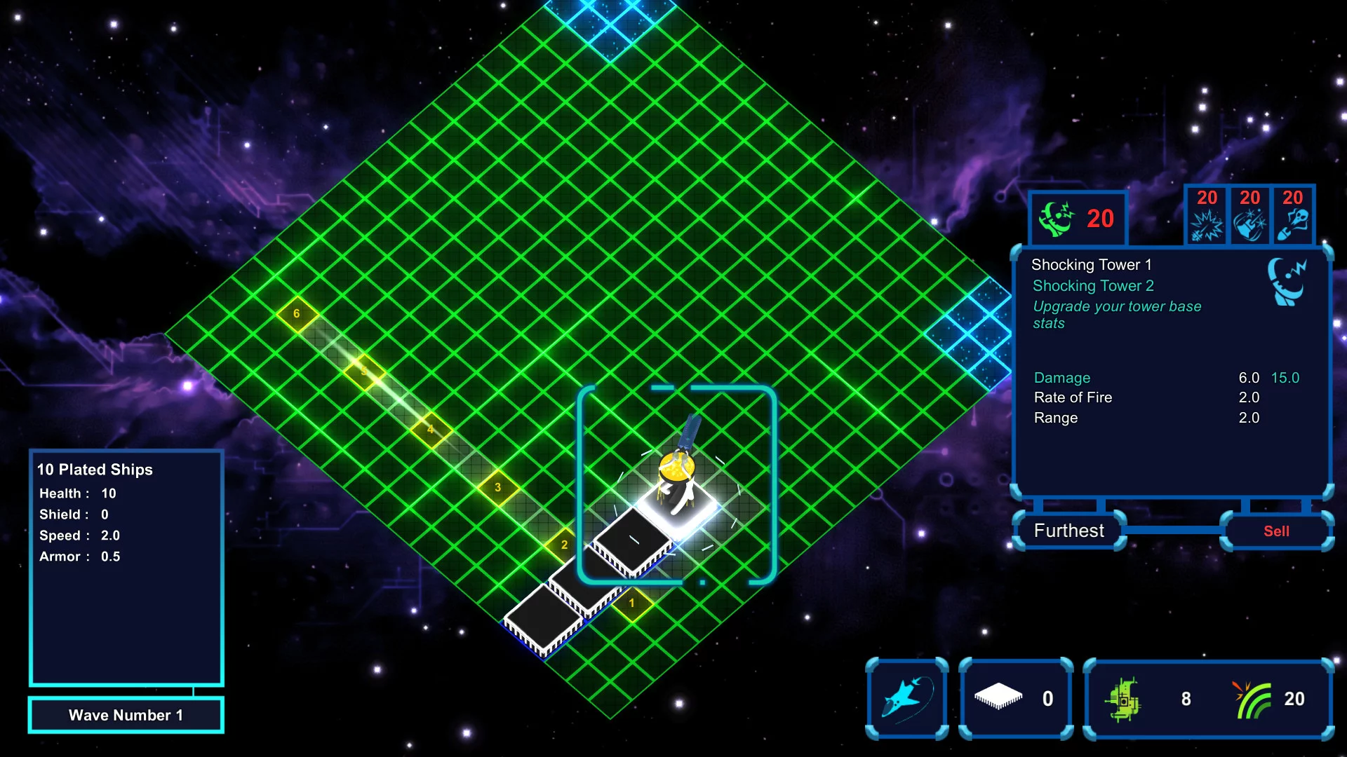 Изображение игры: Electromaze Tower Defense