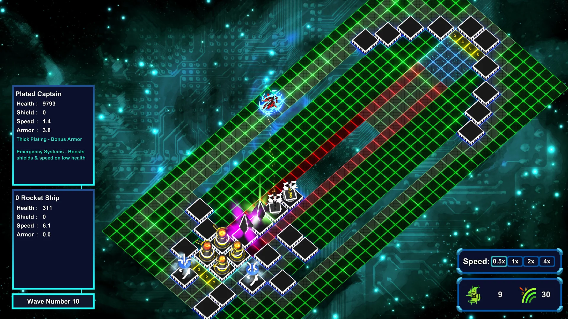 Изображение игры: Electromaze Tower Defense