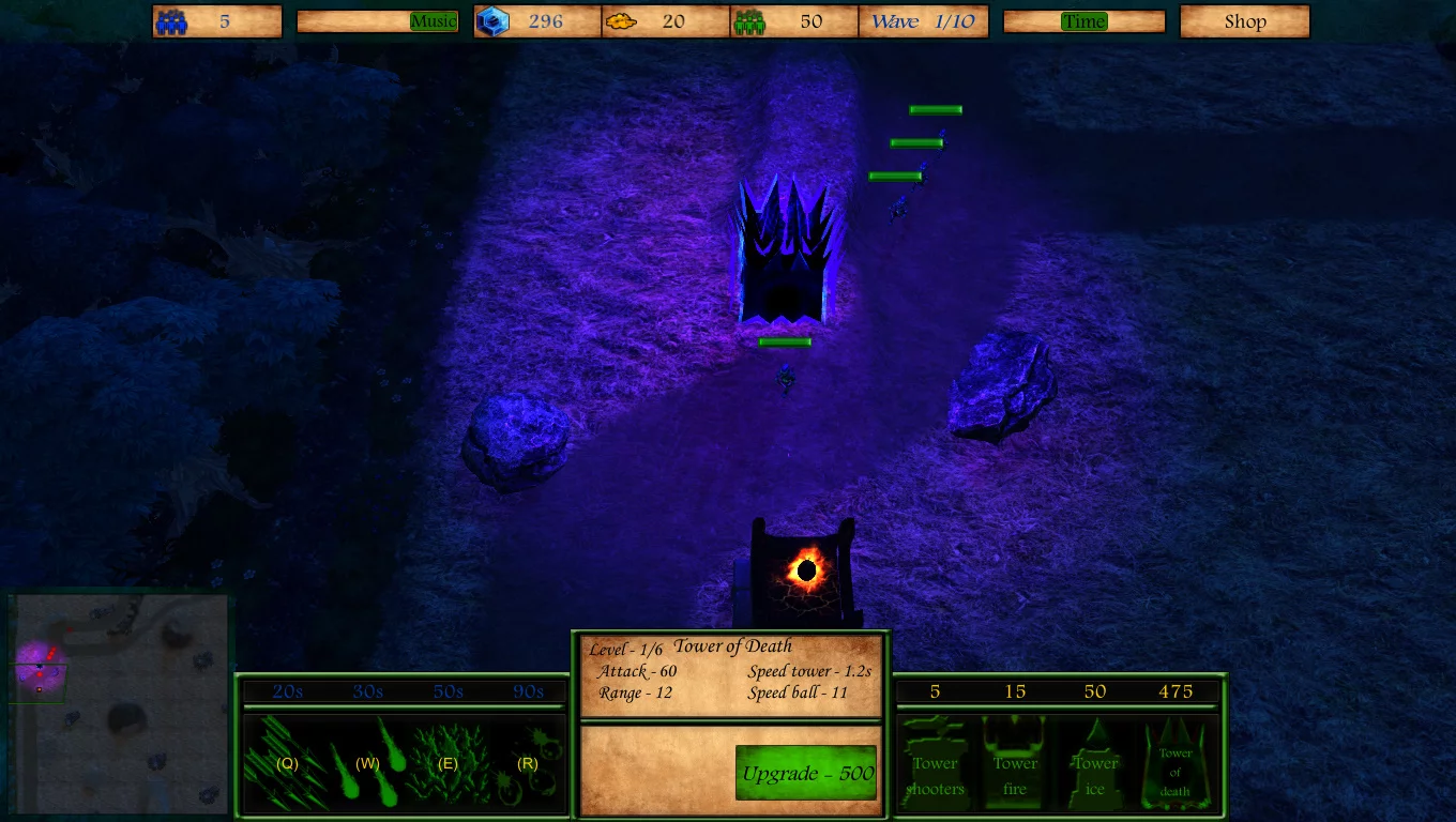 Изображение игры: Fantasy Defense