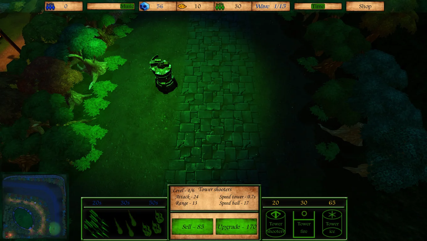 Изображение игры: Fantasy Defense