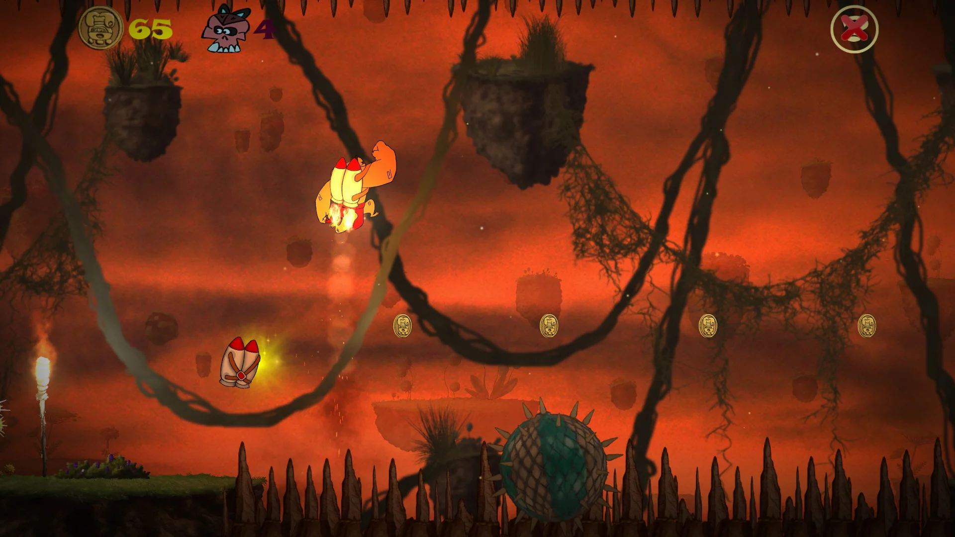 Изображение игры: Hunahpu Quest. Mechanoid