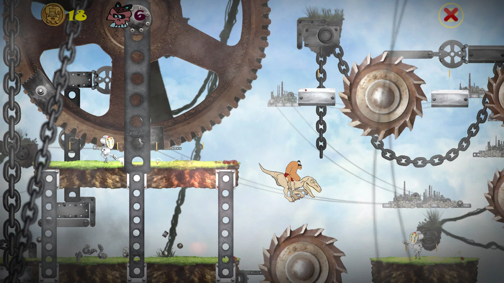 Изображение игры: Hunahpu Quest. Mechanoid