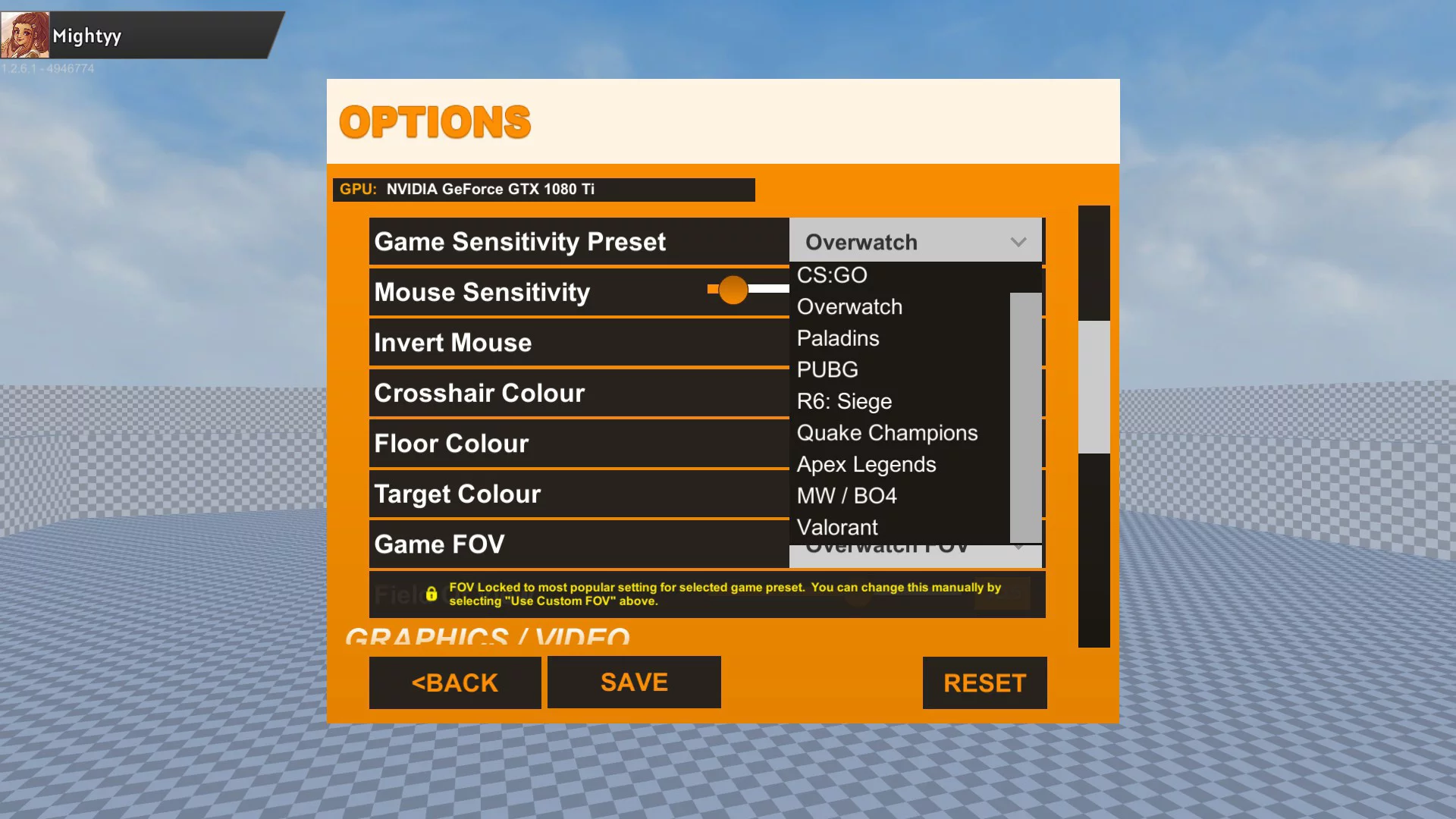 Изображение игры: Aim Trainer Pro