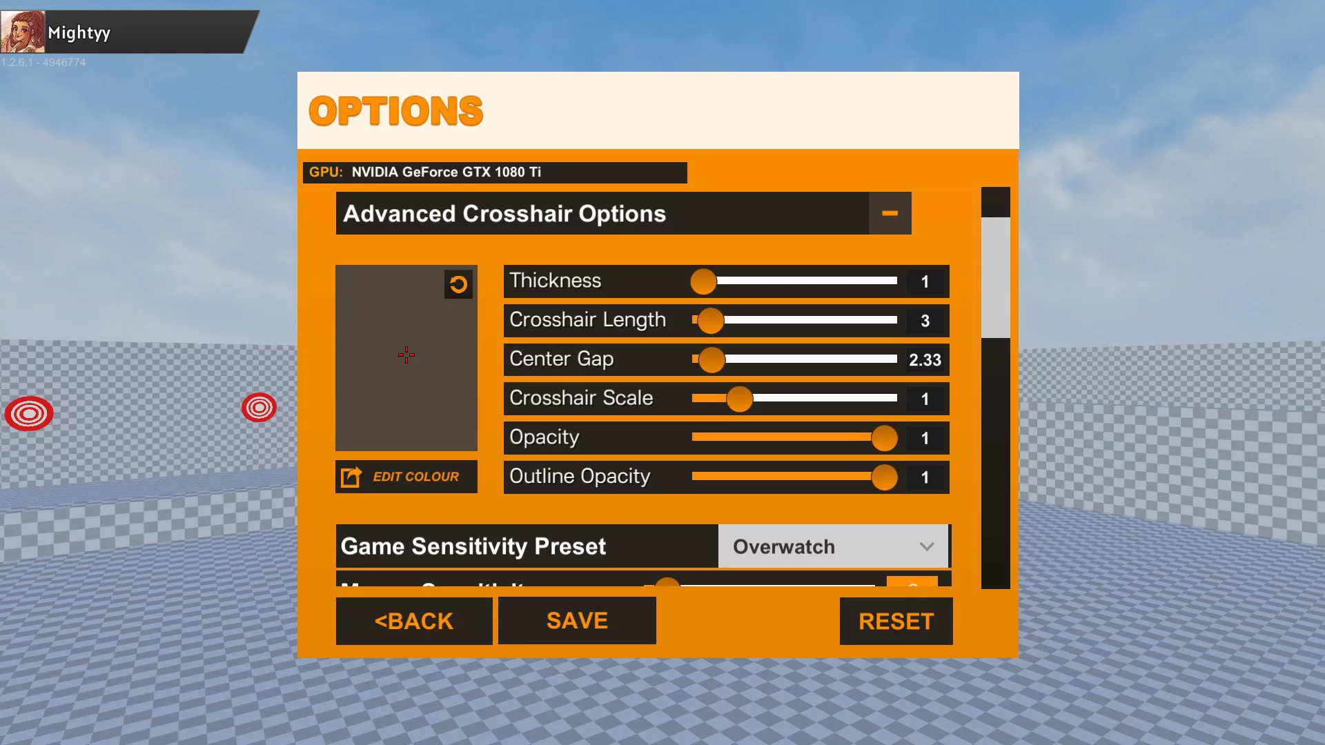 Изображение игры: Aim Trainer Pro