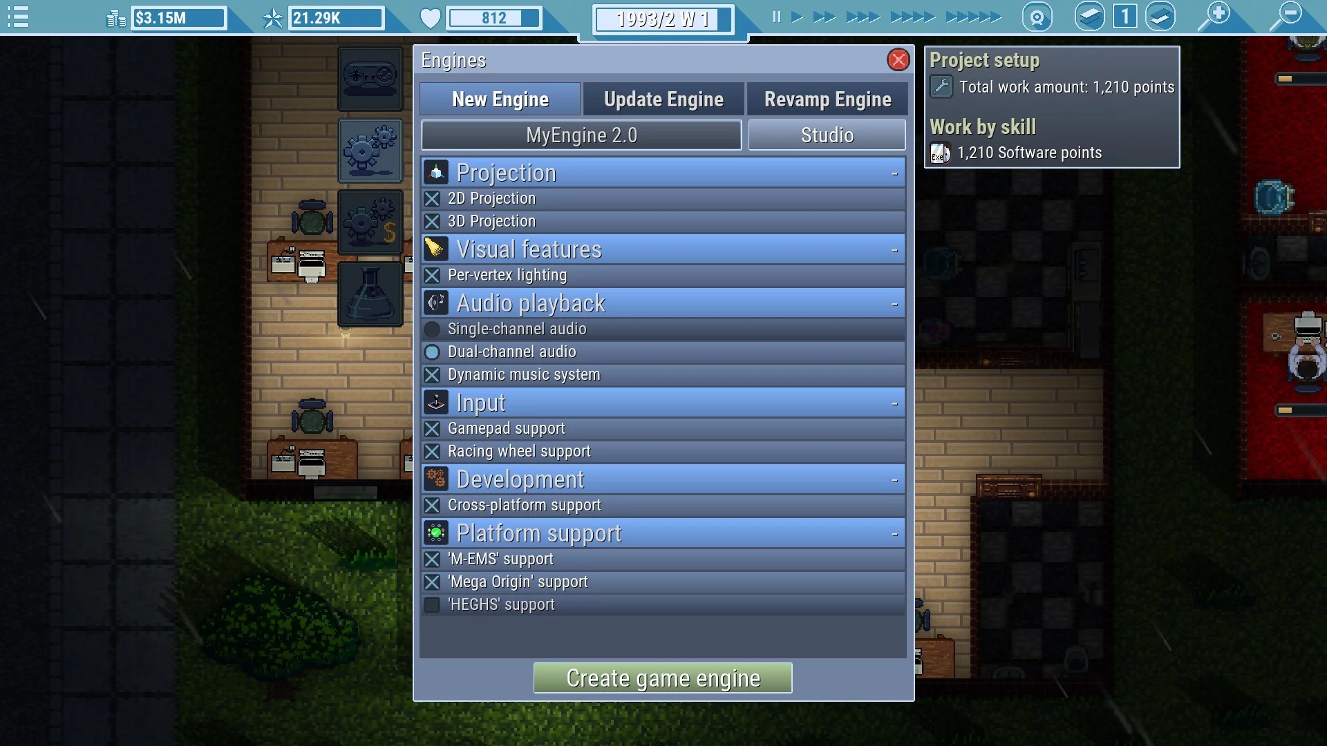 Изображение игры: Game Dev Studio