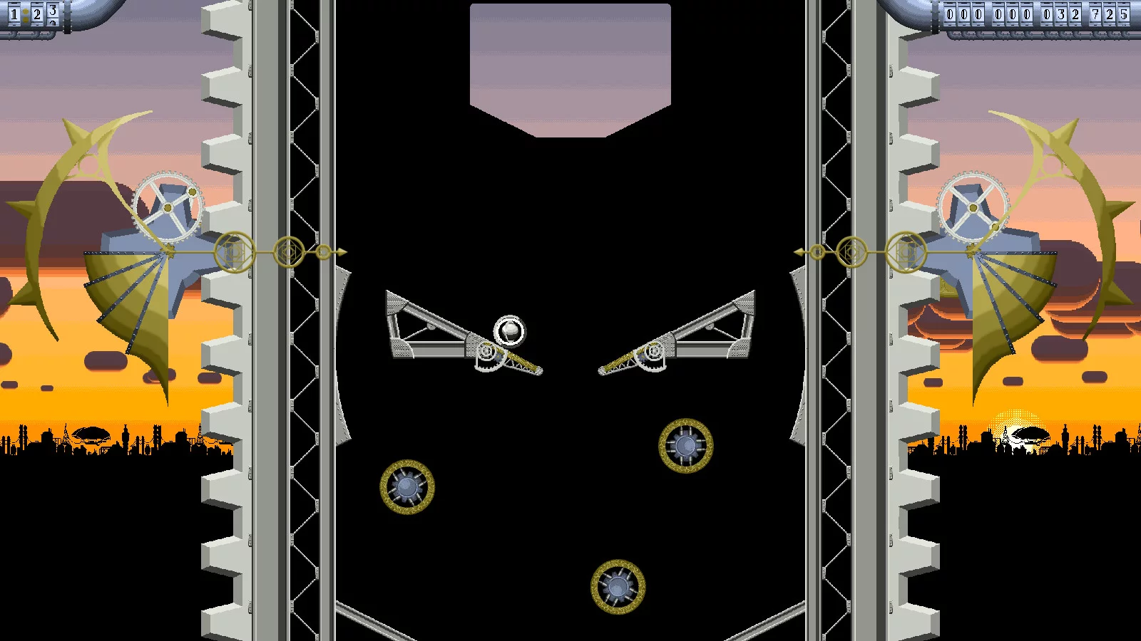 Изображение игры: Super Steampunk Pinball 2D