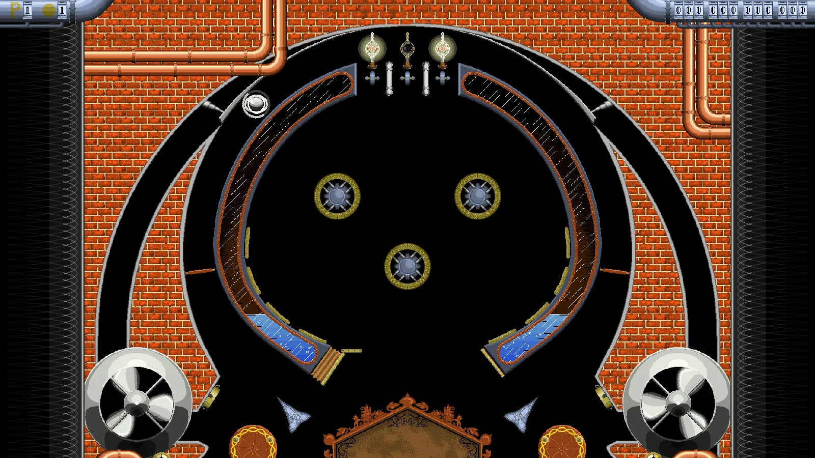 Изображение игры: Super Steampunk Pinball 2D