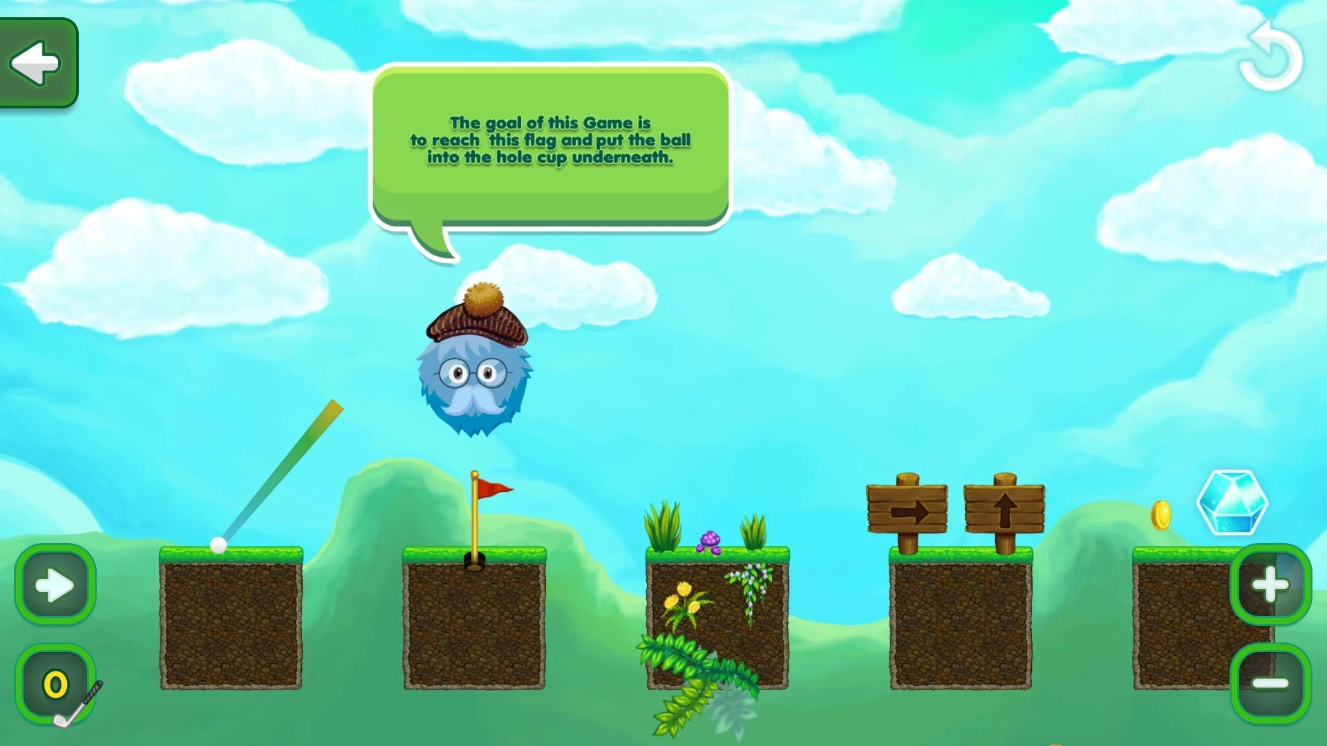 Изображение игры: Platform Golf