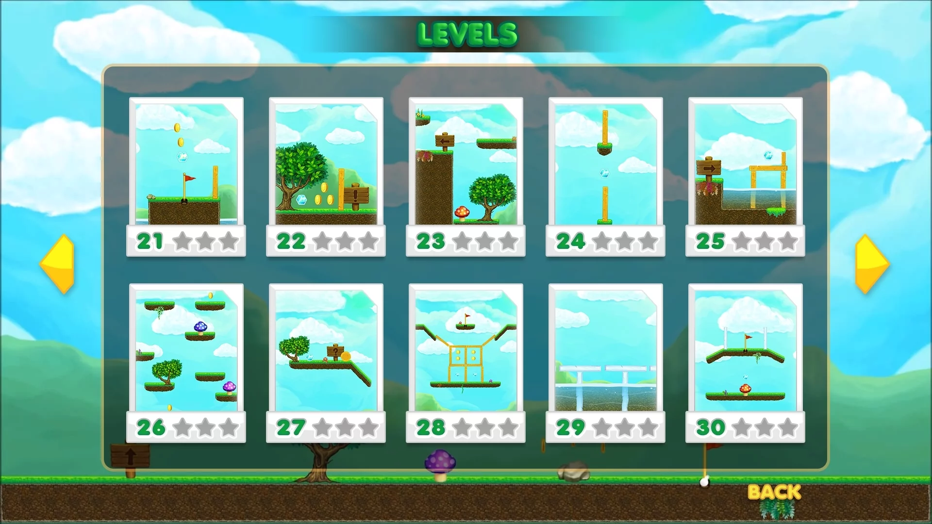 Изображение игры: Platform Golf