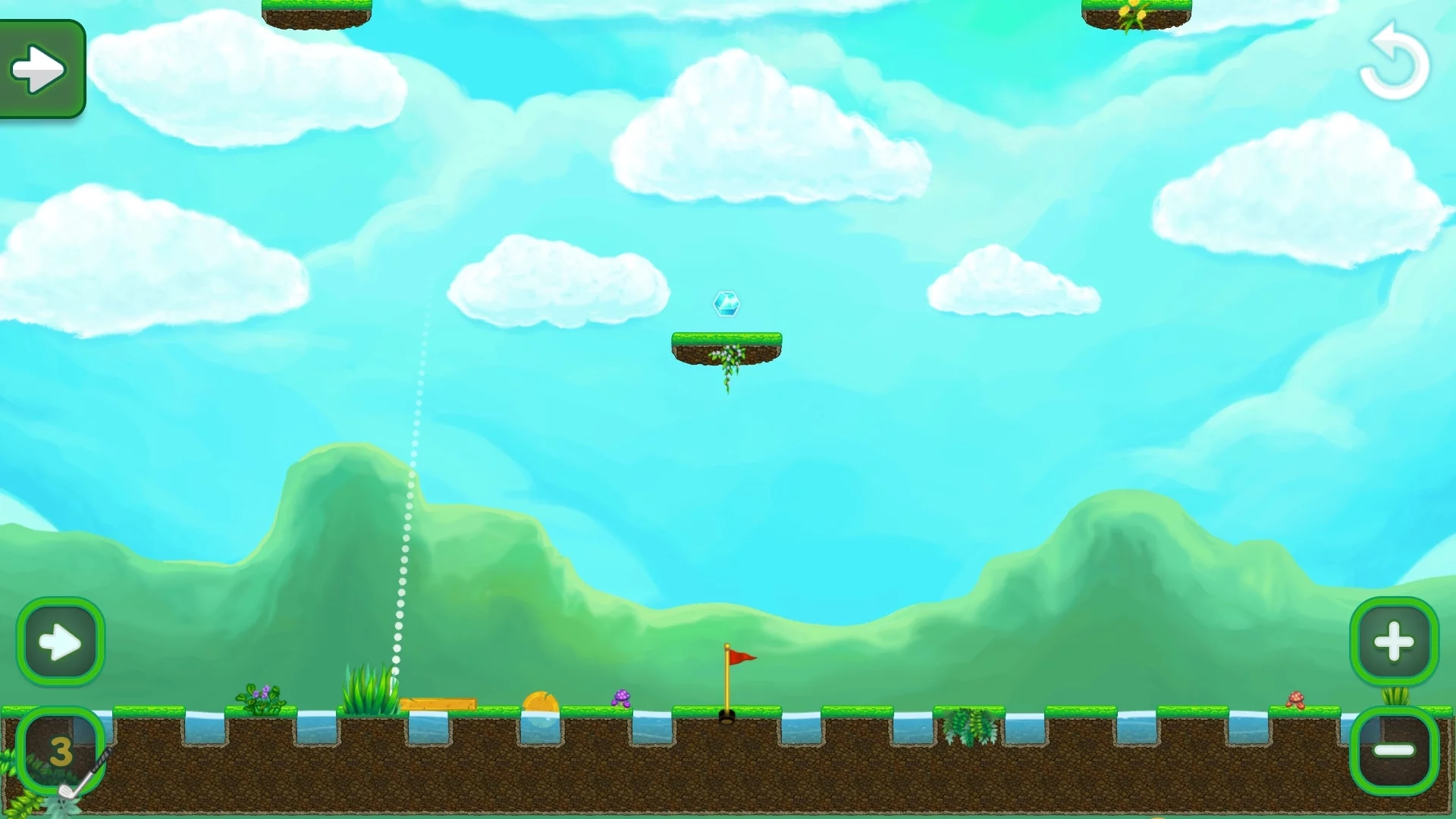 Изображение игры: Platform Golf