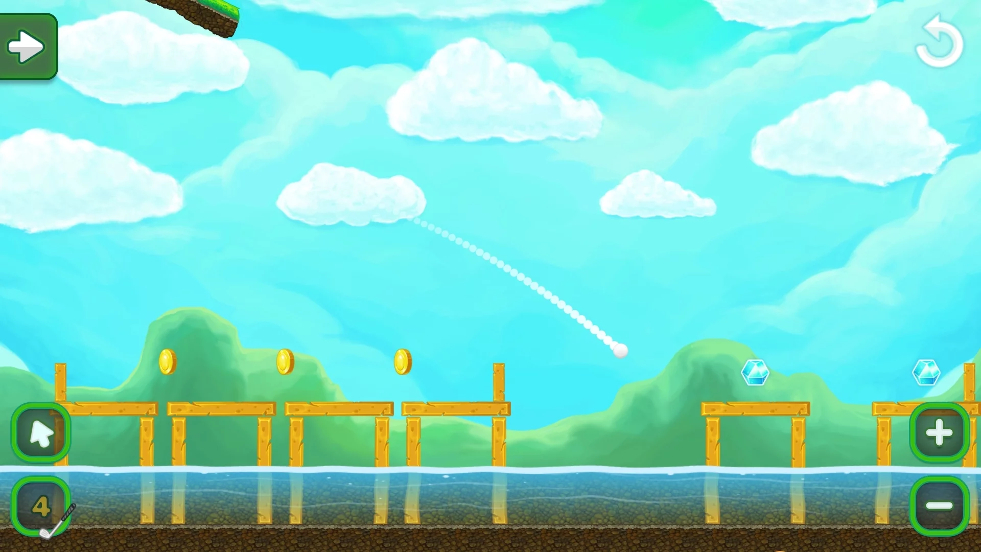Изображение игры: Platform Golf