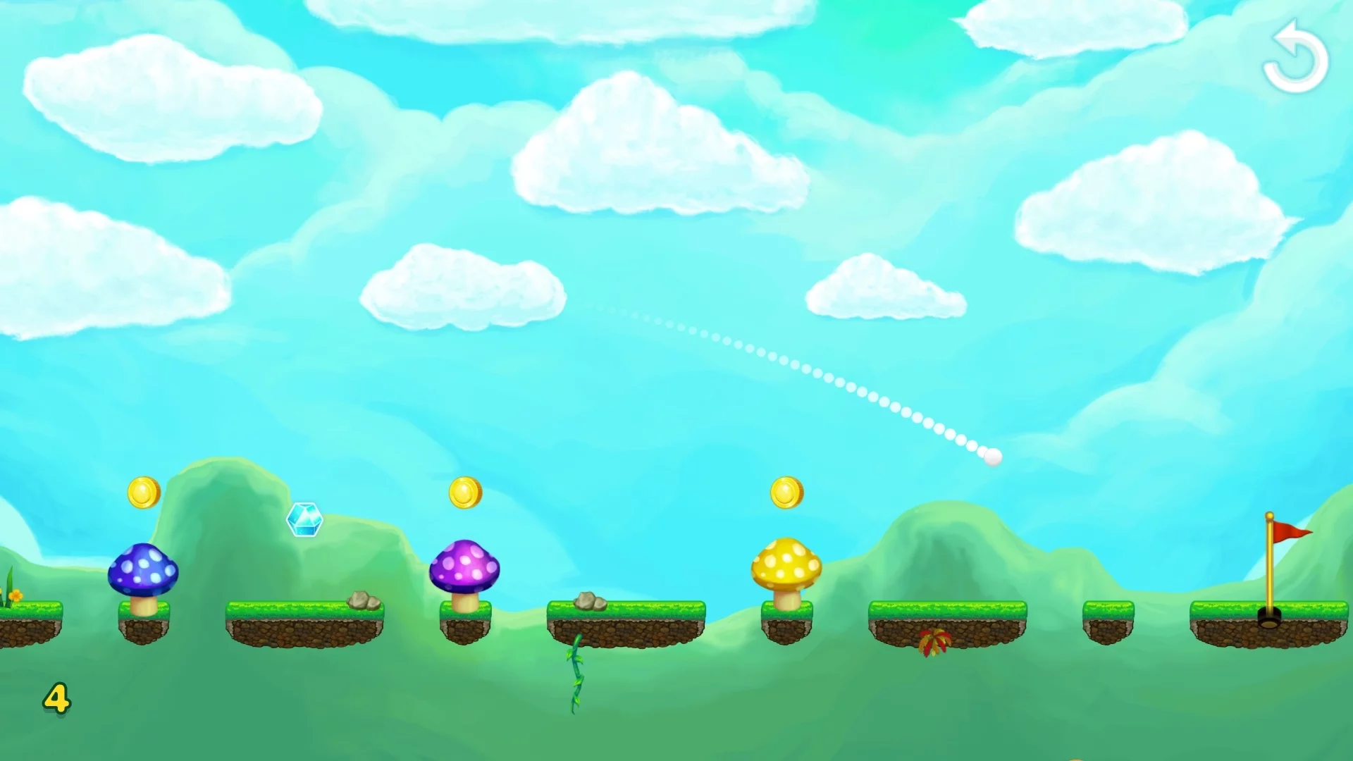 Изображение игры: Platform Golf