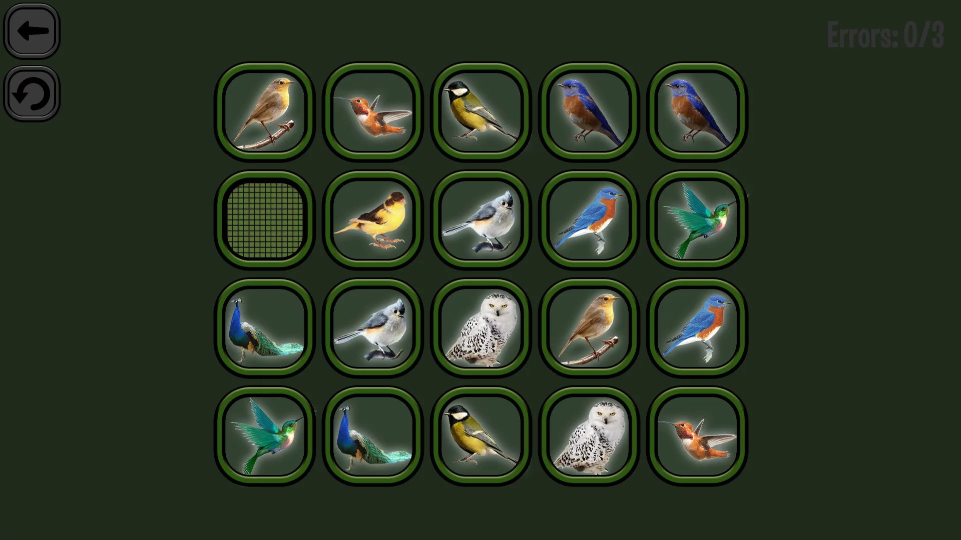Изображение игры: Animals Memory: Birds