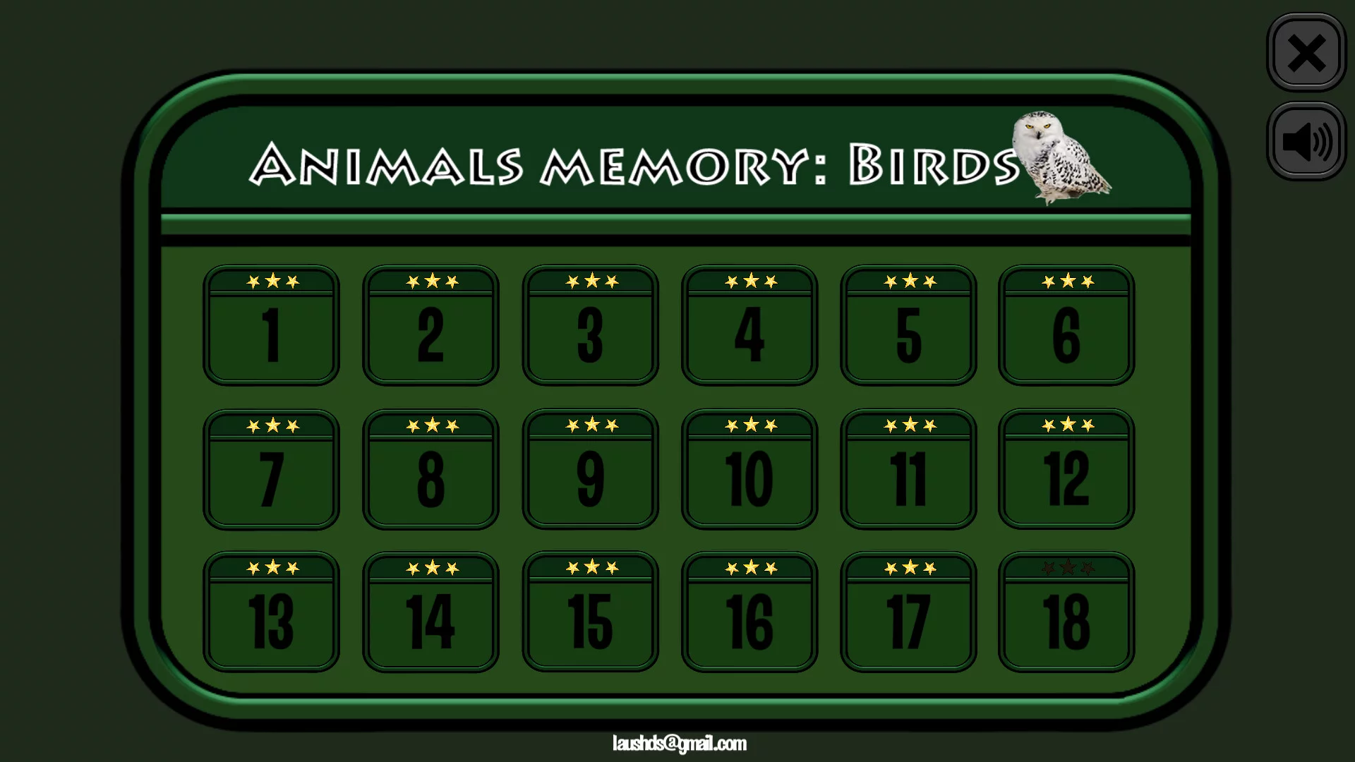 Изображение игры: Animals Memory: Birds