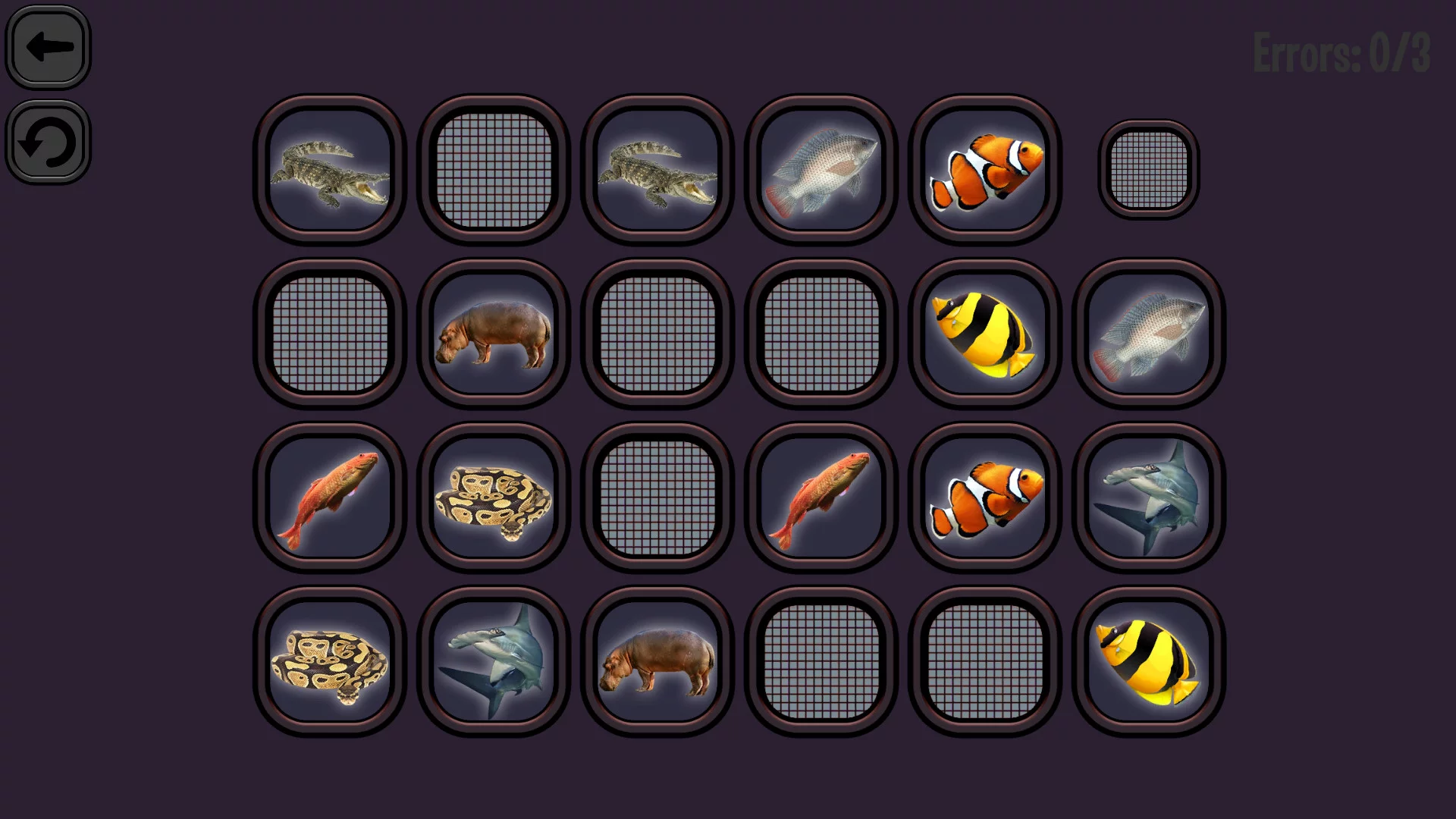 Изображение игры: Animals Memory: Underwater Kingdom