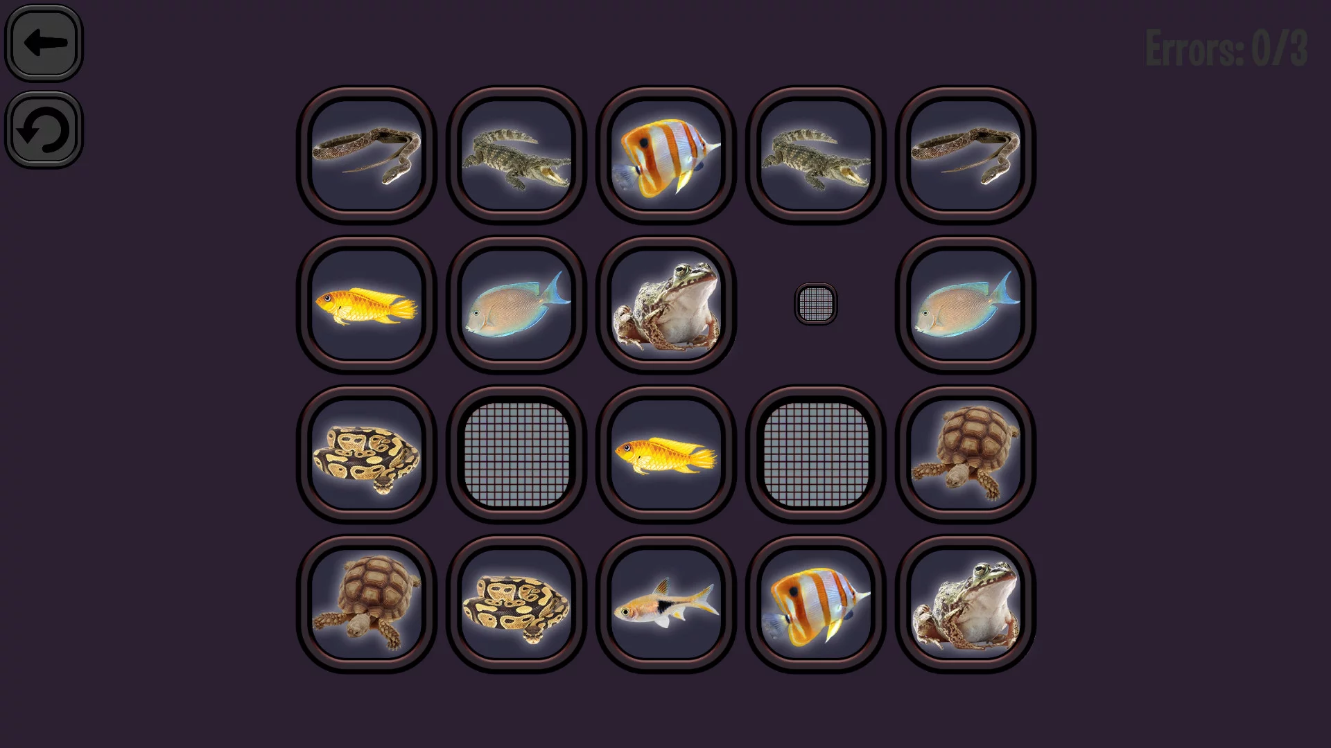 Изображение игры: Animals Memory: Underwater Kingdom