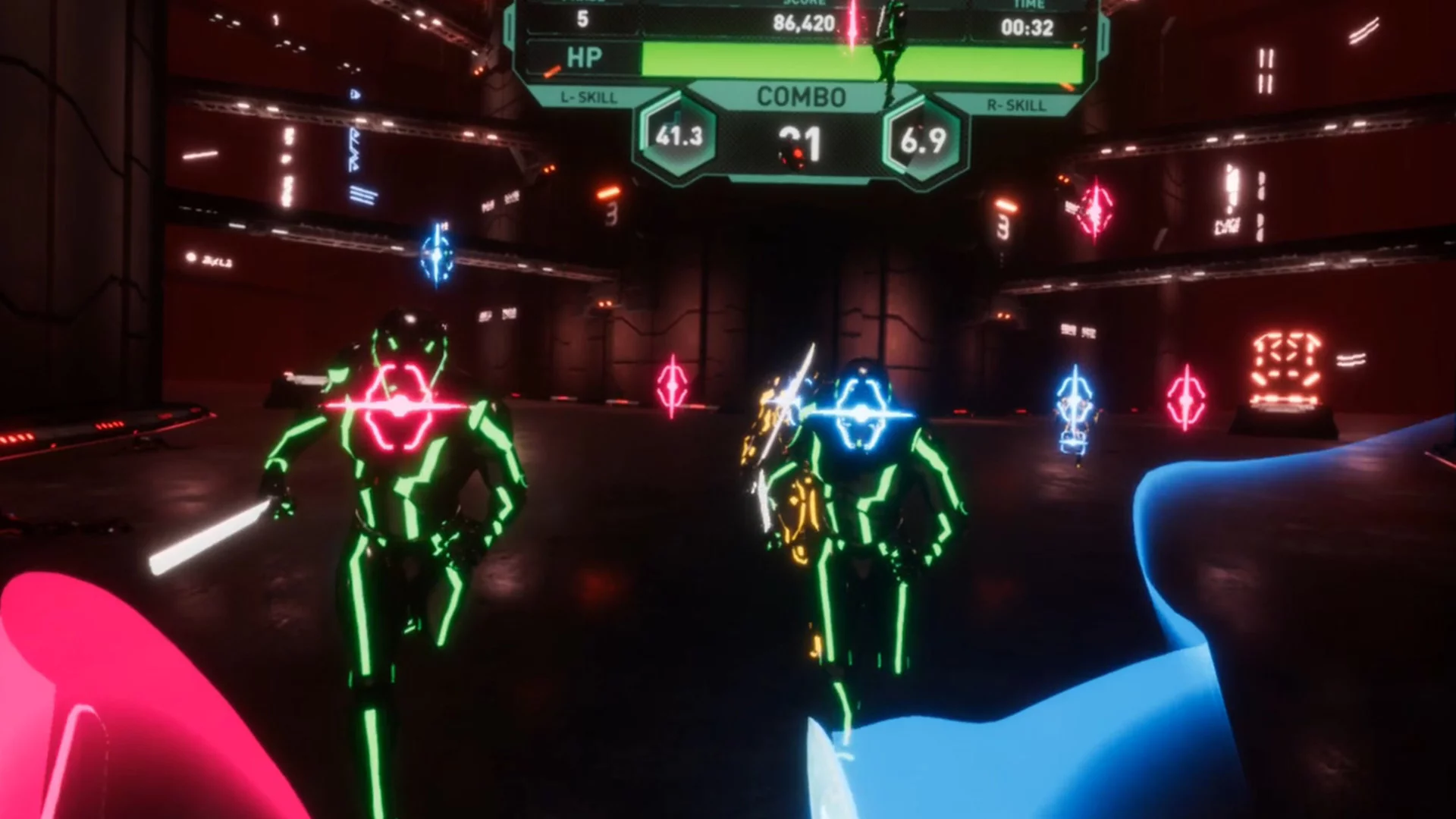 Изображение игры: Bladeline VR