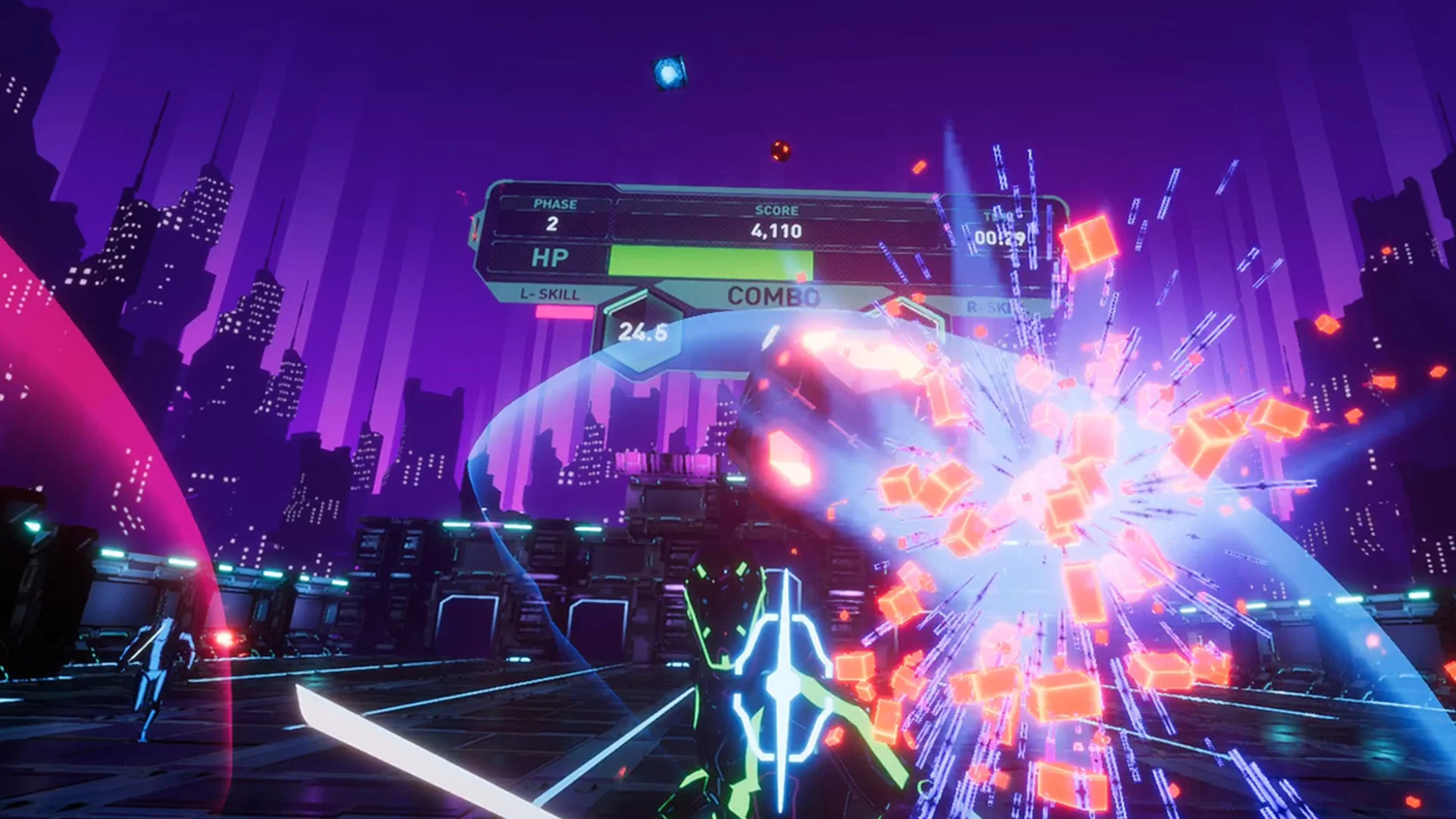 Изображение игры: Bladeline VR