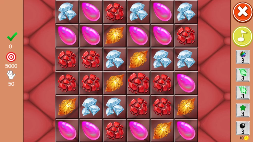 Изображение игры: Mighty Gemstones
