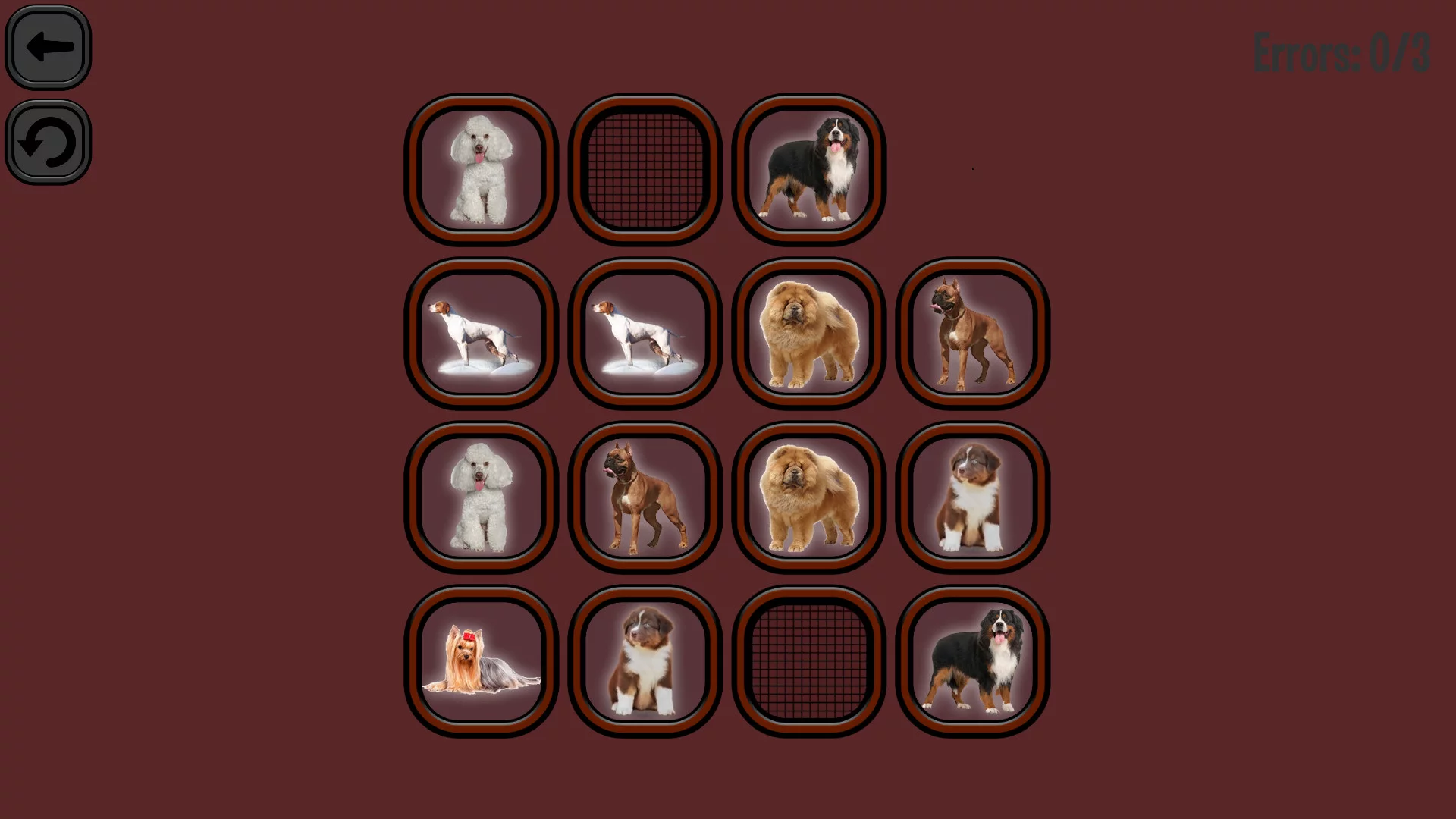 Изображение игры: Animals Memory: Dogs