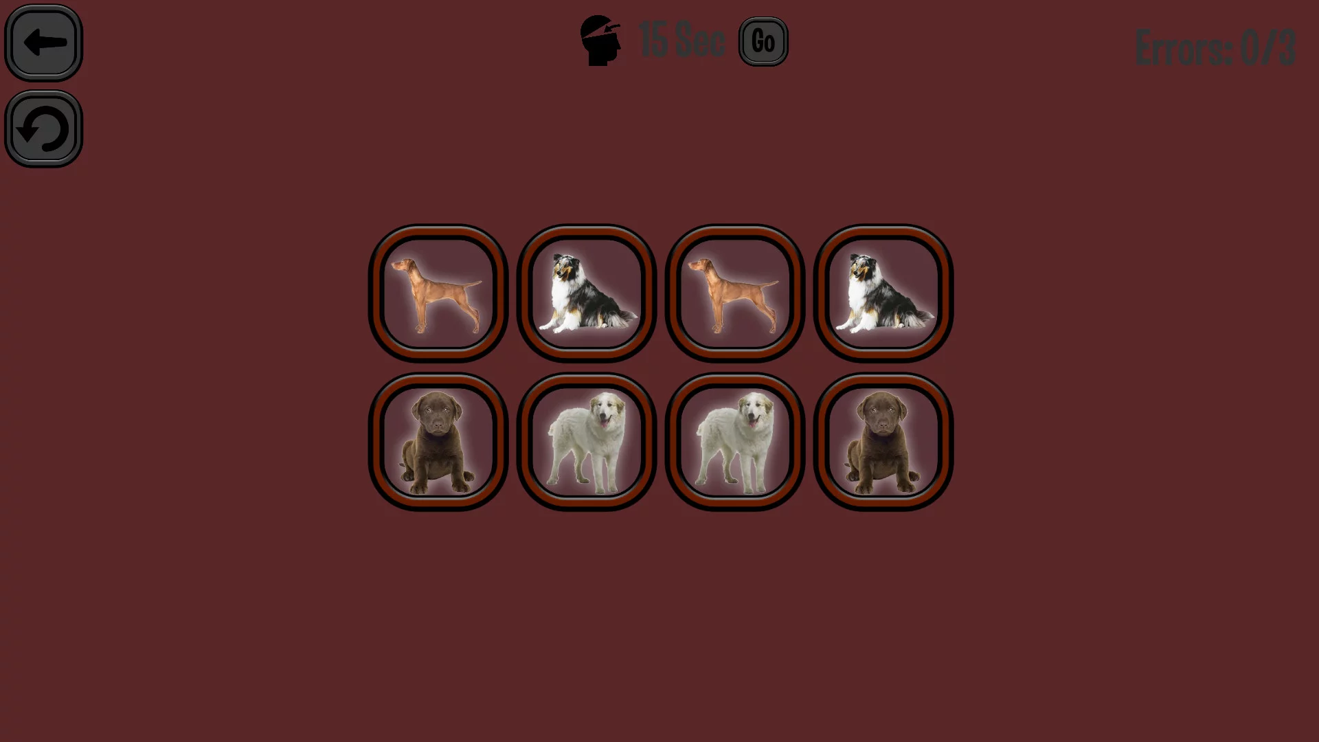 Изображение игры: Animals Memory: Dogs