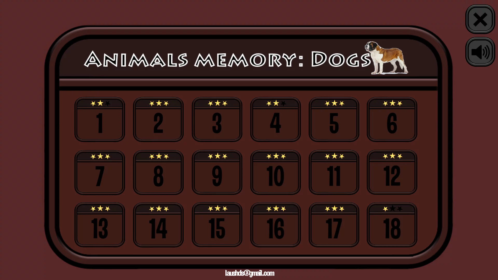 Изображение игры: Animals Memory: Dogs