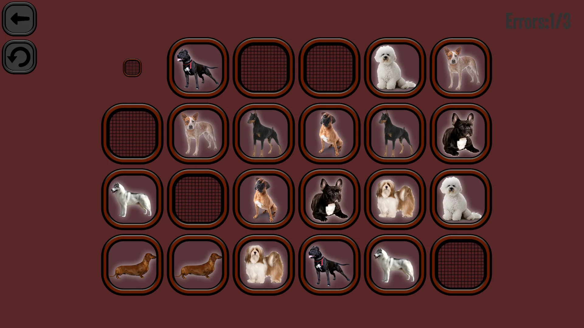 Изображение игры: Animals Memory: Dogs