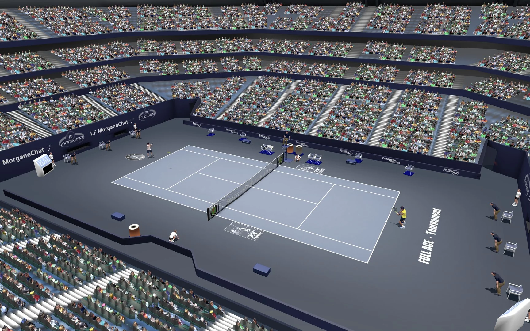 Изображение игры: Full Ace Tennis Simulator