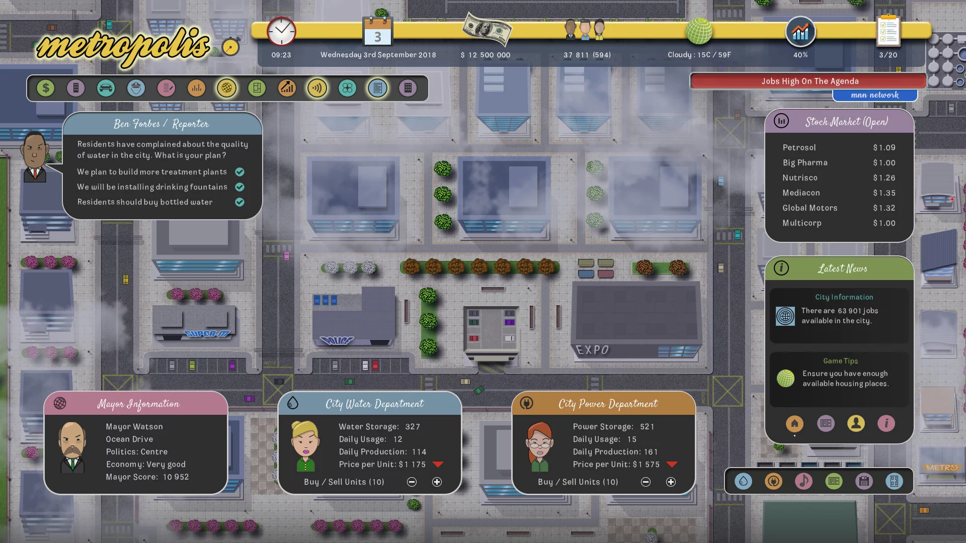 Изображение игры: Metropolis