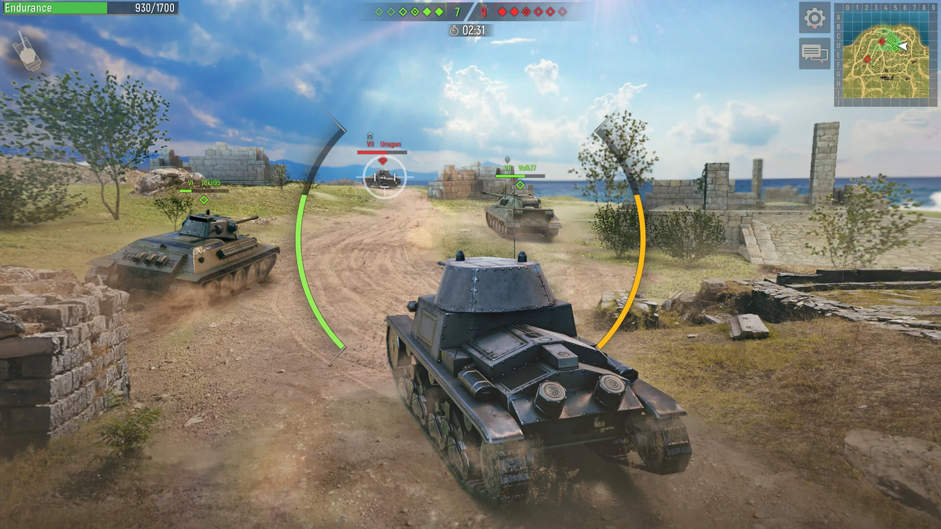 Изображение игры: Battle Tanks: Танковые битвы времён Второй Мировой