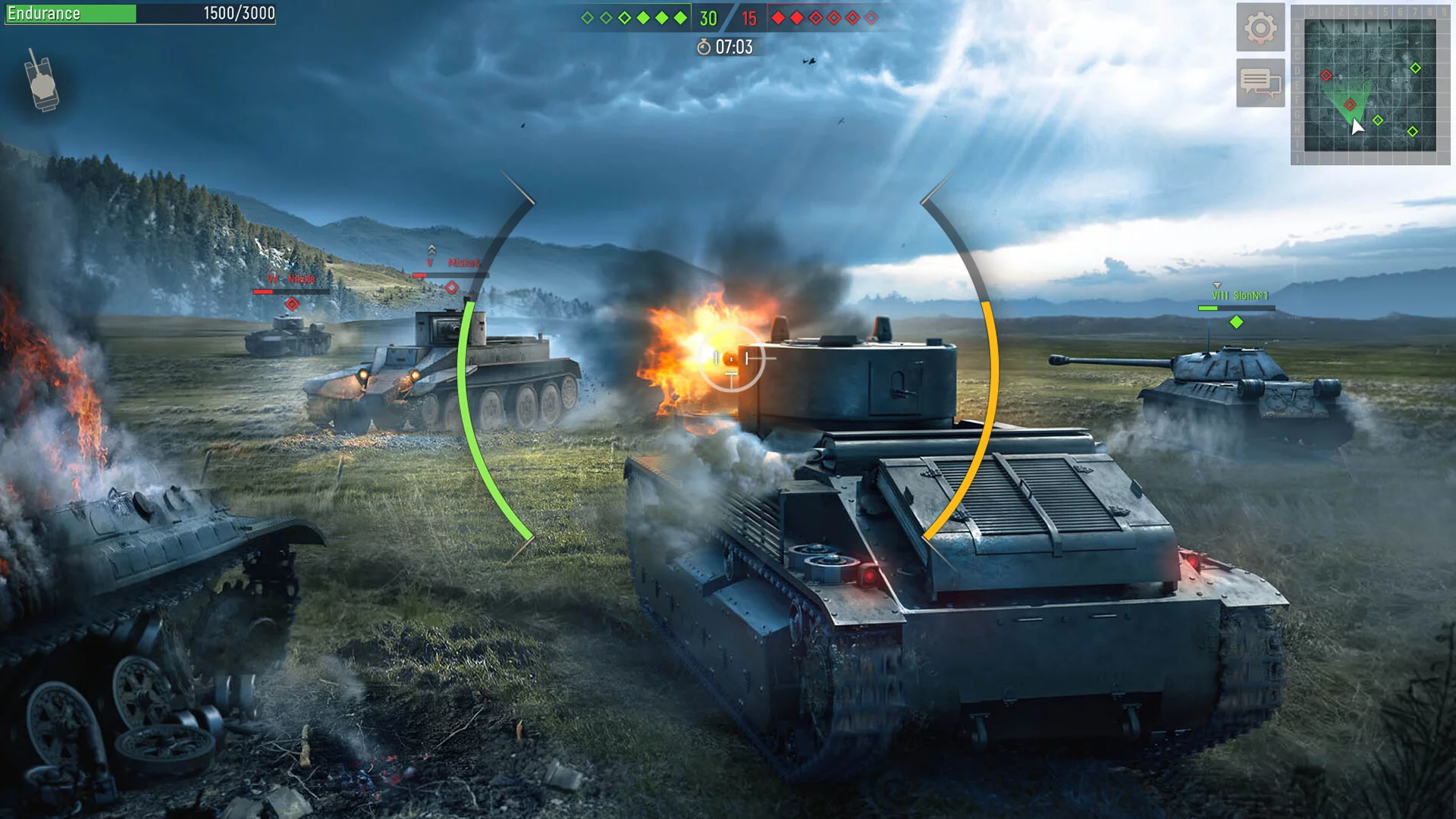Изображение игры: Battle Tanks: Танковые битвы времён Второй Мировой