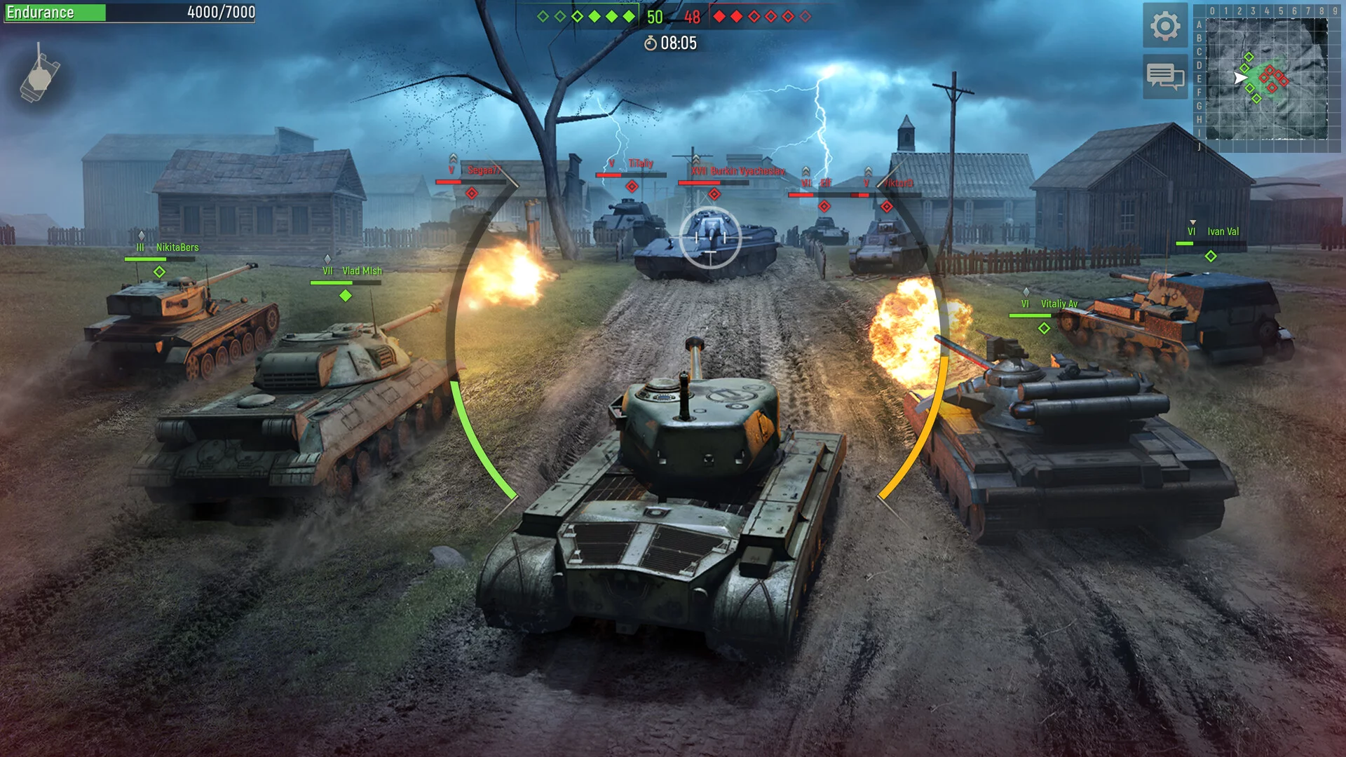 Изображение игры: Battle Tanks: Танковые битвы времён Второй Мировой