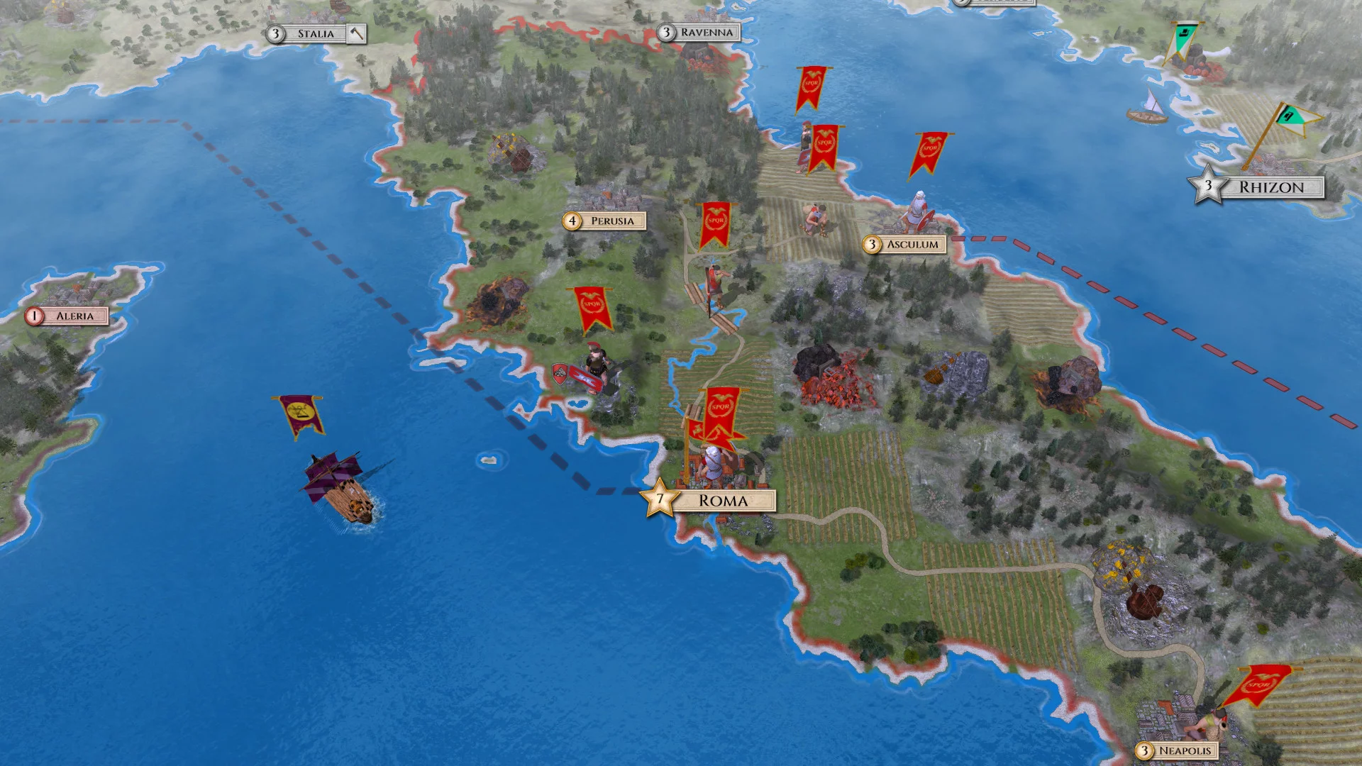 Изображение игры: Aggressors: Ancient Rome