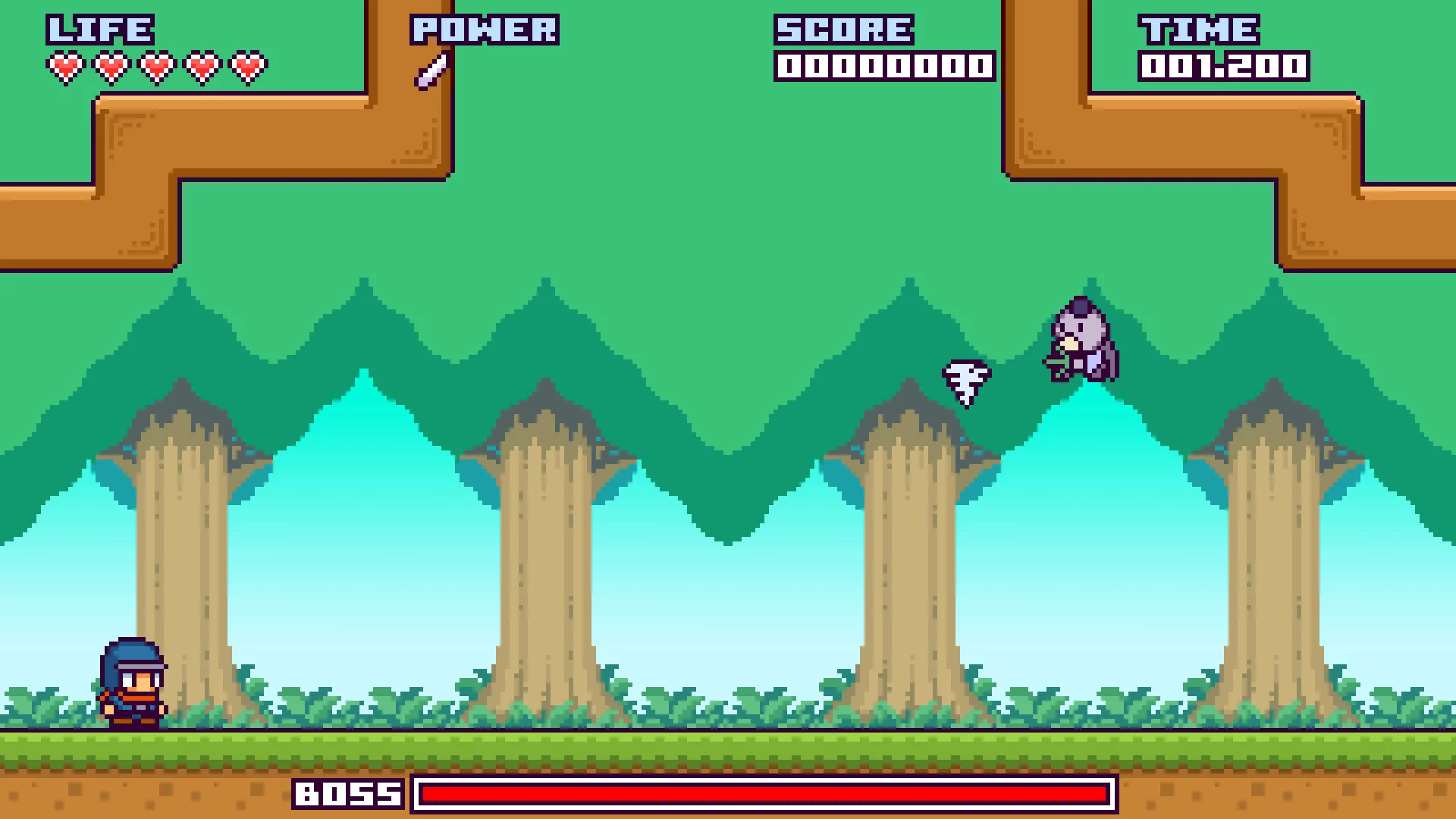 Изображение игры: Ninja Striker!