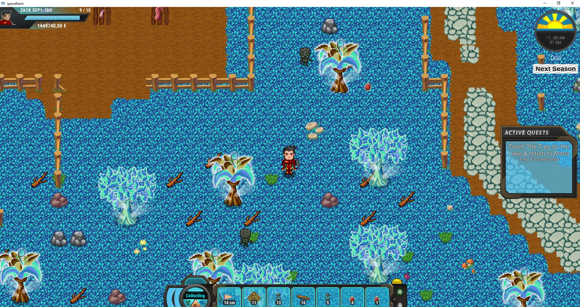 Изображение игры: Space Farm