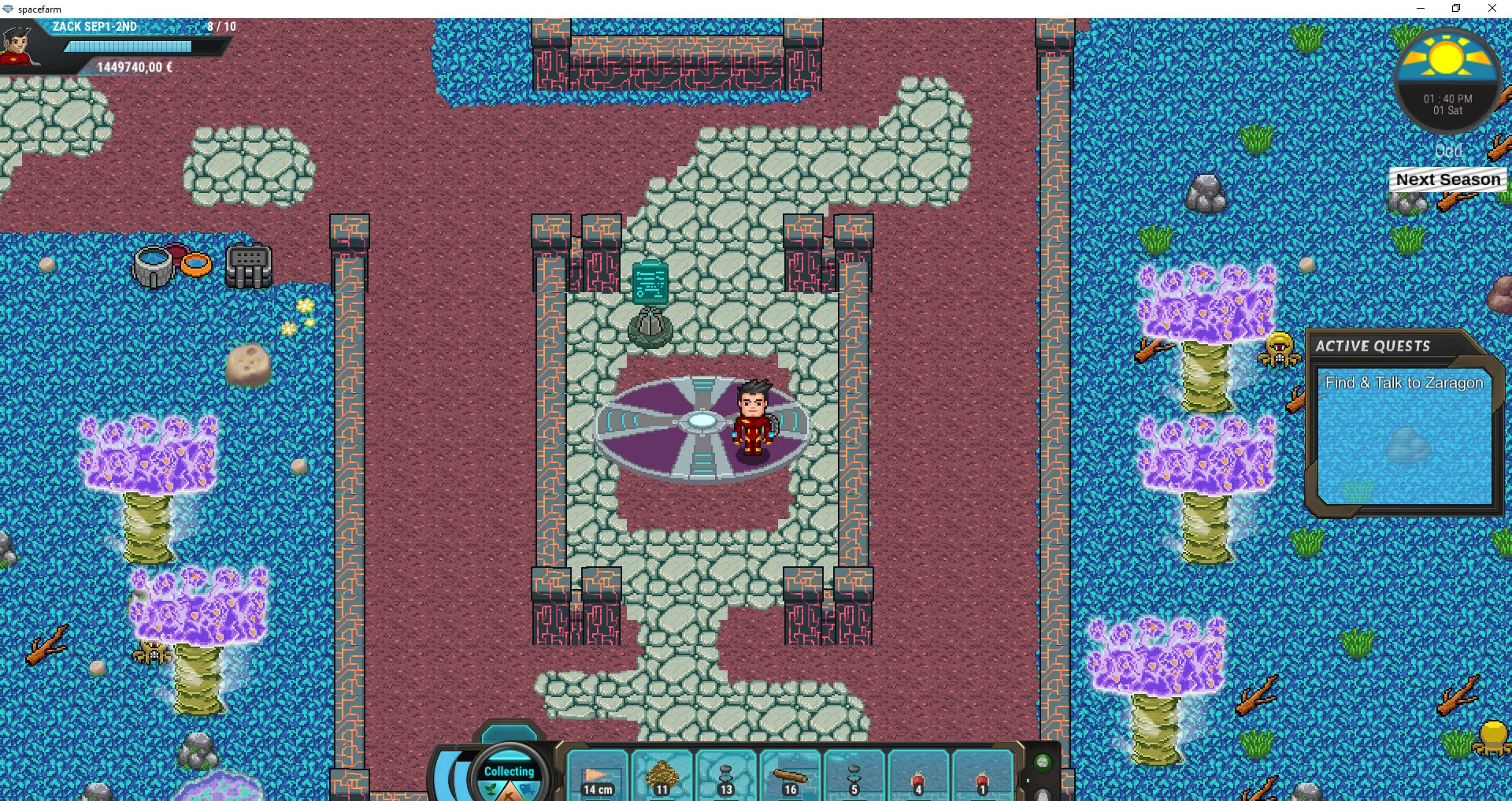 Изображение игры: Space Farm